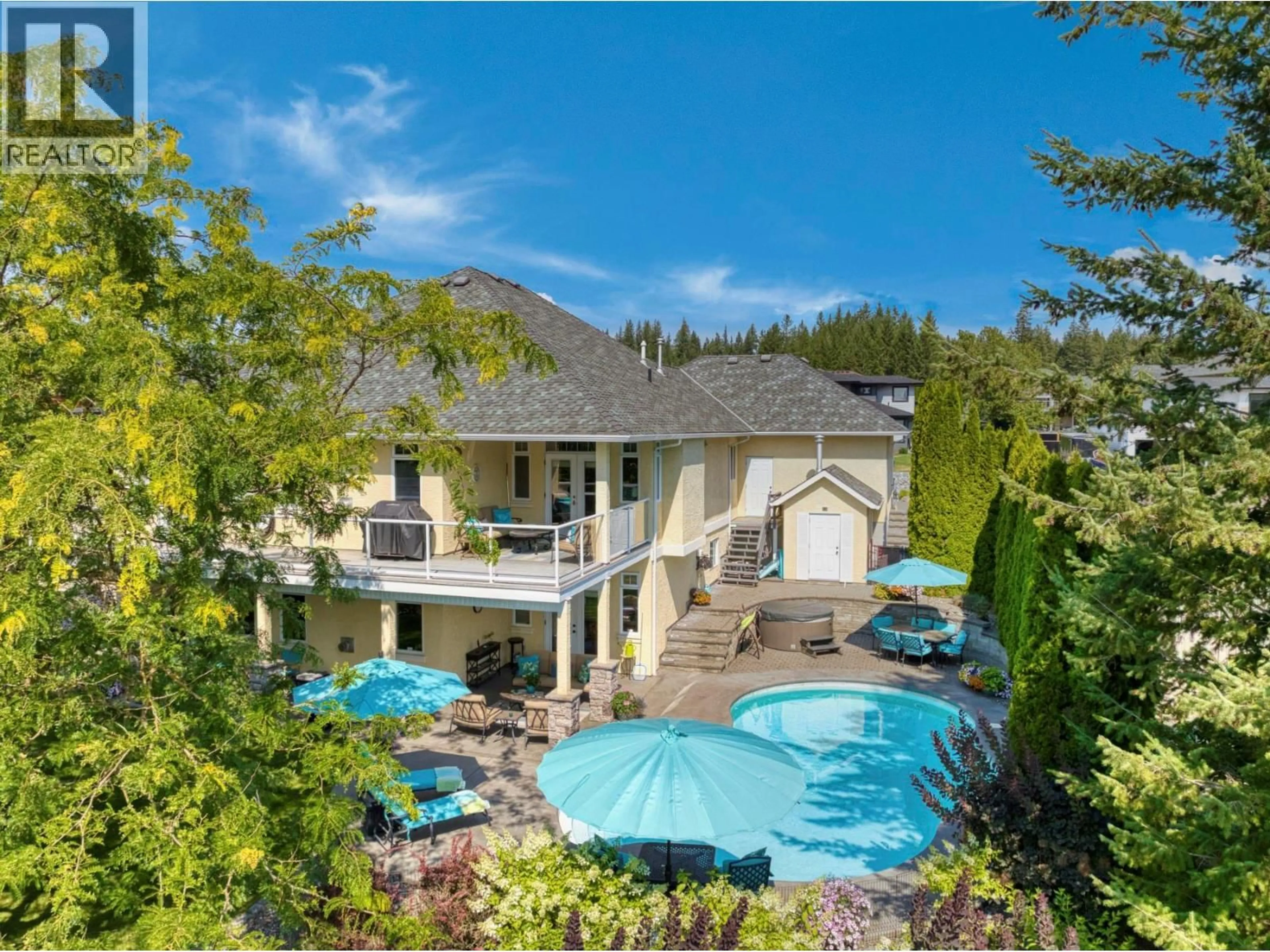 A pic from outside/outdoor area/front of a property/back of a property/a pic from drone, mountain view for 2728 VALLEYVIEW DRIVE, Blind Bay British Columbia V0E1H2