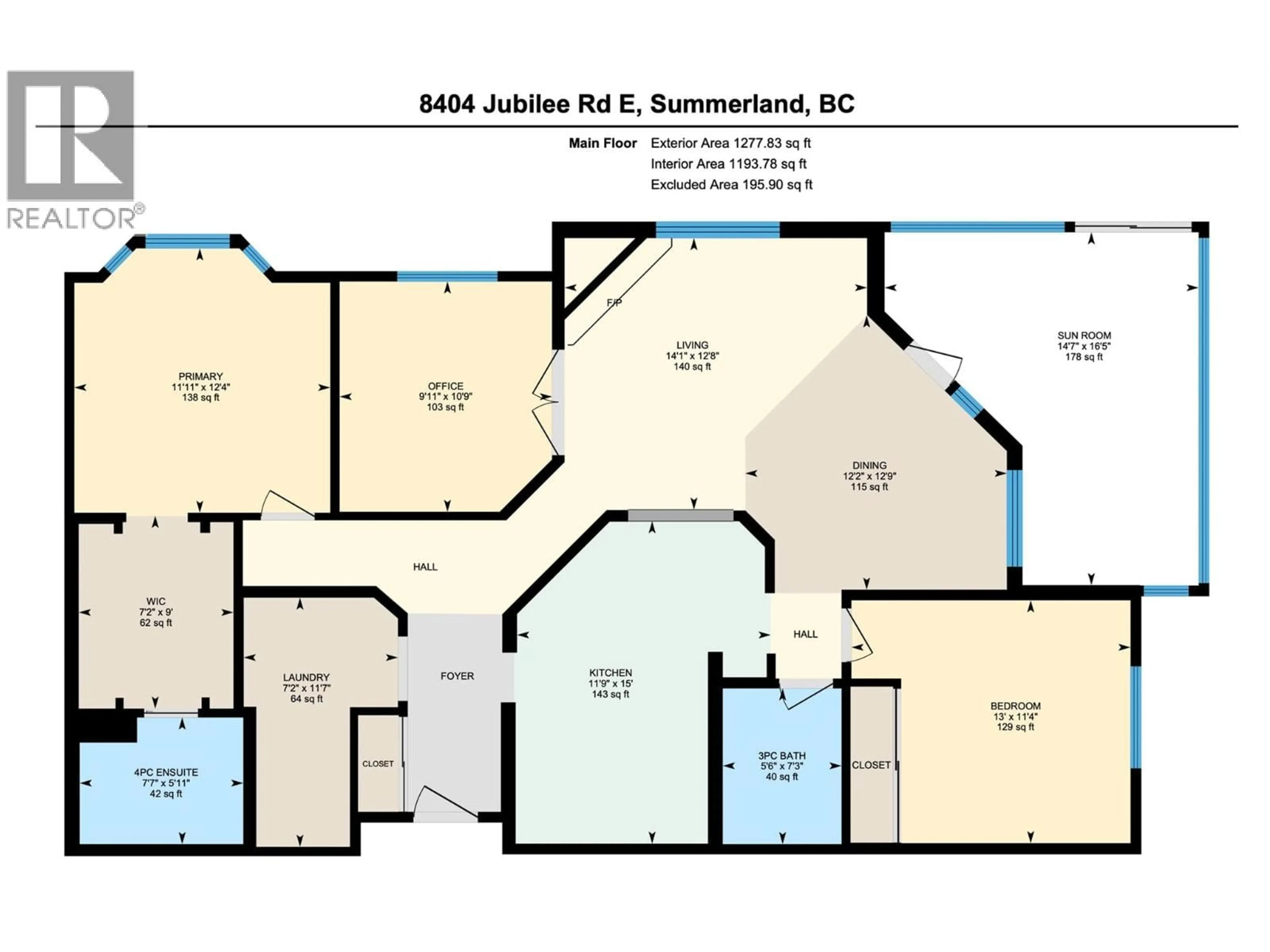 Floor plan for 104 - 8404 JUBILEE ROAD EAST, Summerland British Columbia V0H1Z5