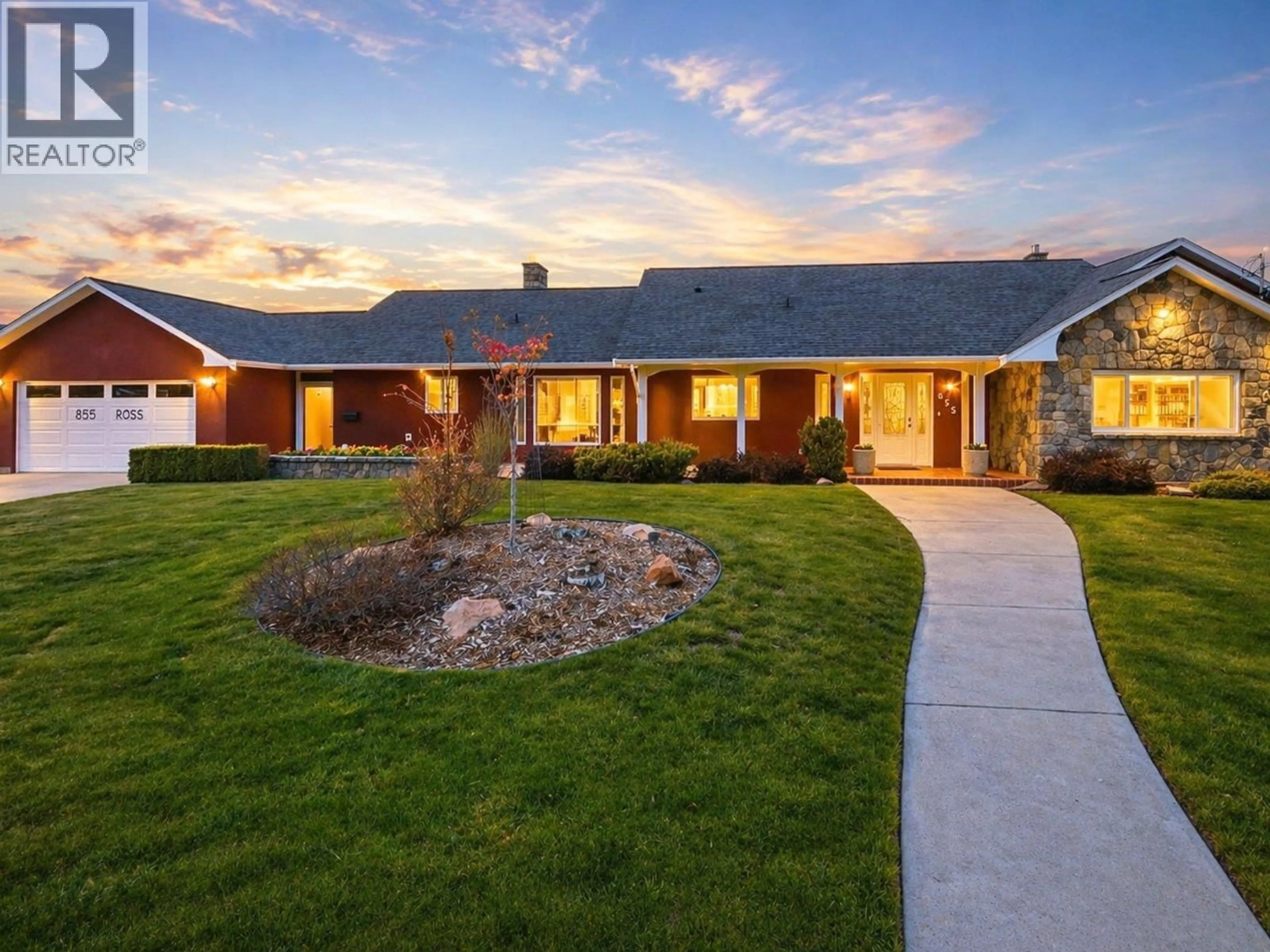 Home with brick exterior material, street for 855 ROSS AVENUE, Penticton British Columbia V2A3A5