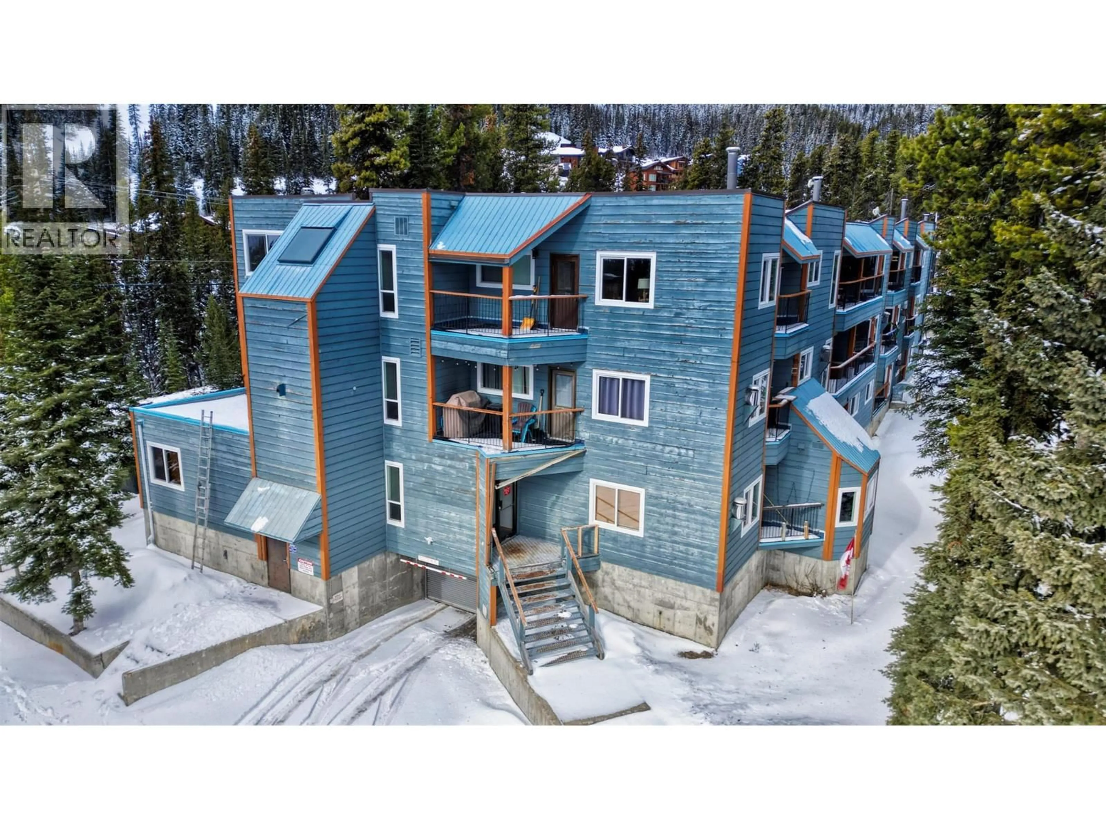 A pic from outside/outdoor area/front of a property/back of a property/a pic from drone, building for 105 - 1191 APEX MOUNTAIN ROAD, Penticton British Columbia V2A0E2