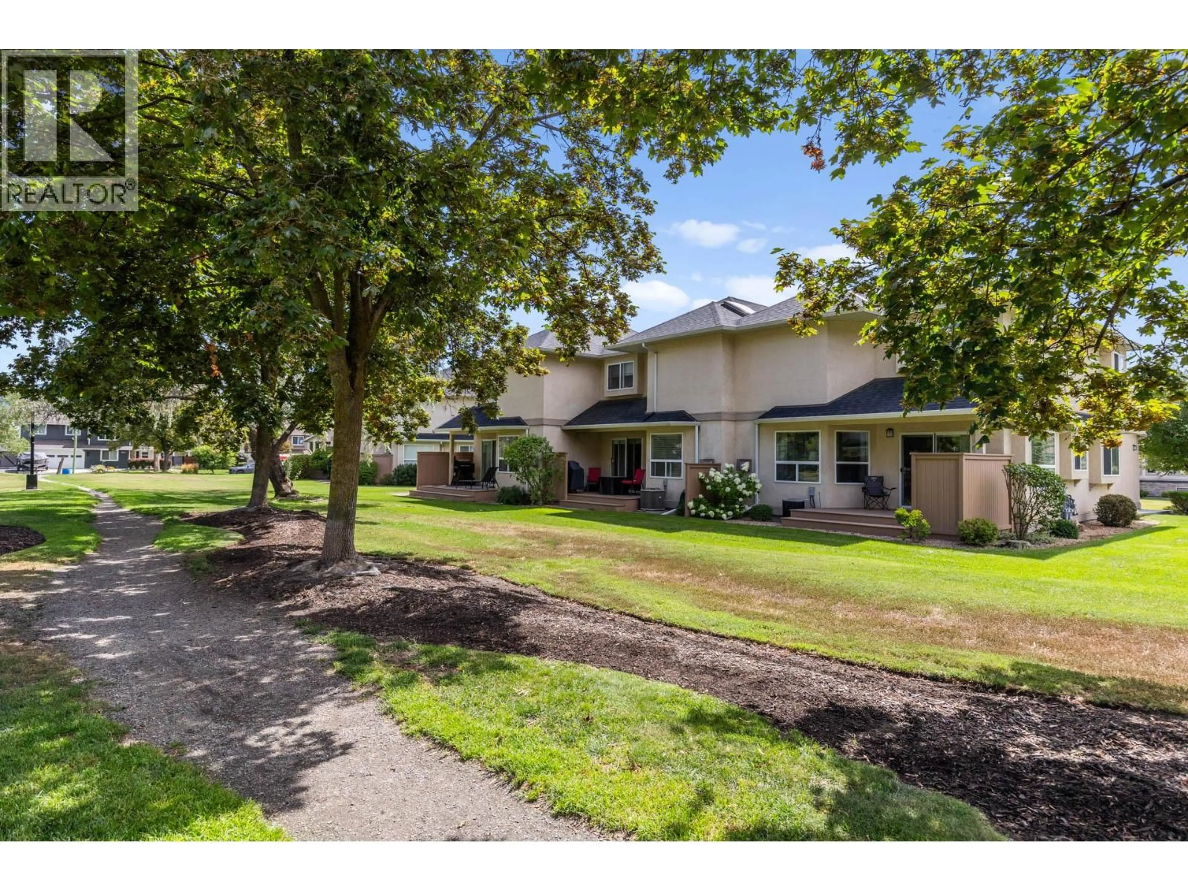 A pic from outside/outdoor area/front of a property/back of a property/a pic from drone, street for 28 - 313 WHITMAN ROAD, Kelowna British Columbia V1V2J4