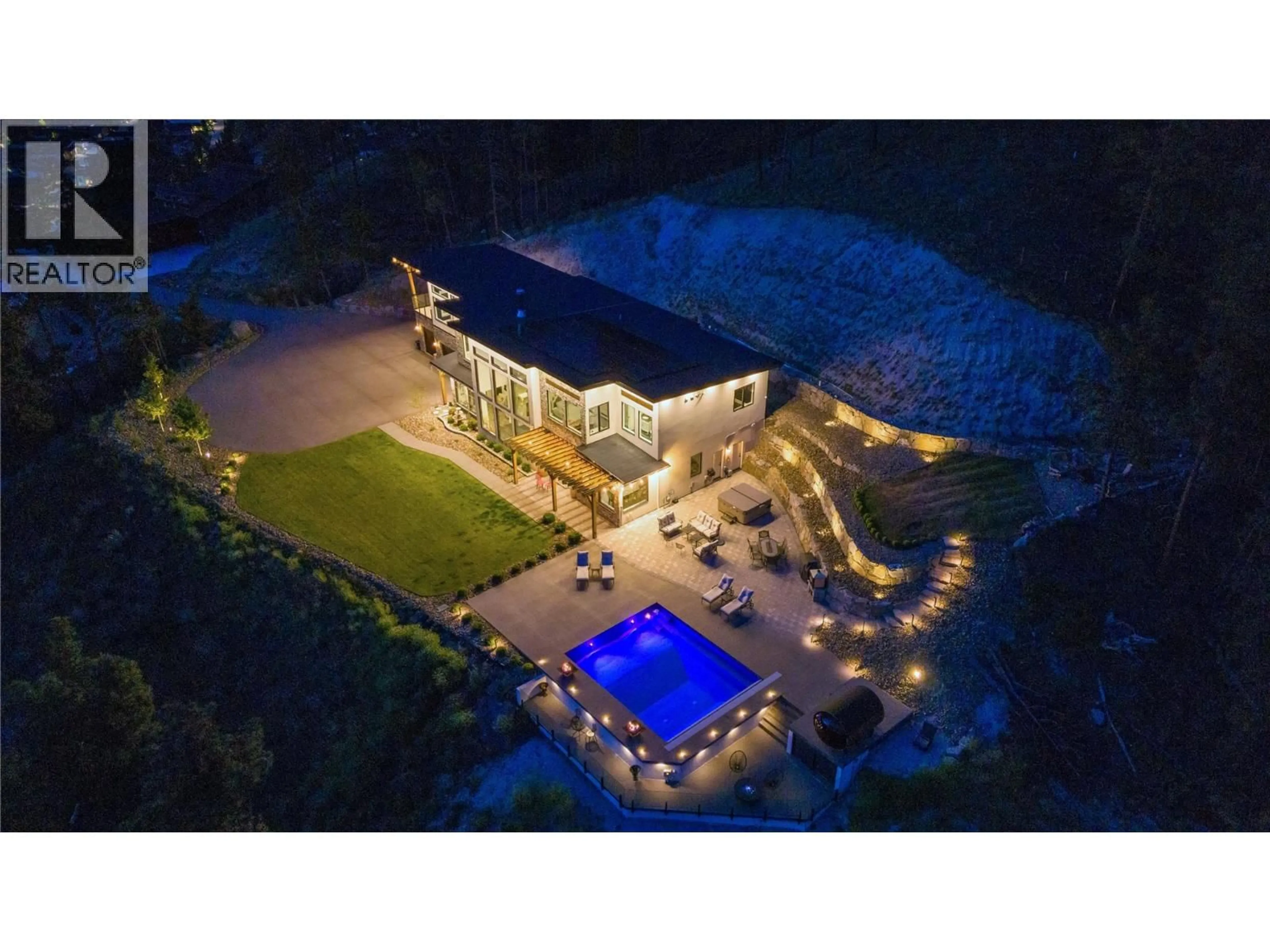 A pic from outside/outdoor area/front of a property/back of a property/a pic from drone, mountain view for 3151 SHAYLER ROAD, Kelowna British Columbia V1V2R1