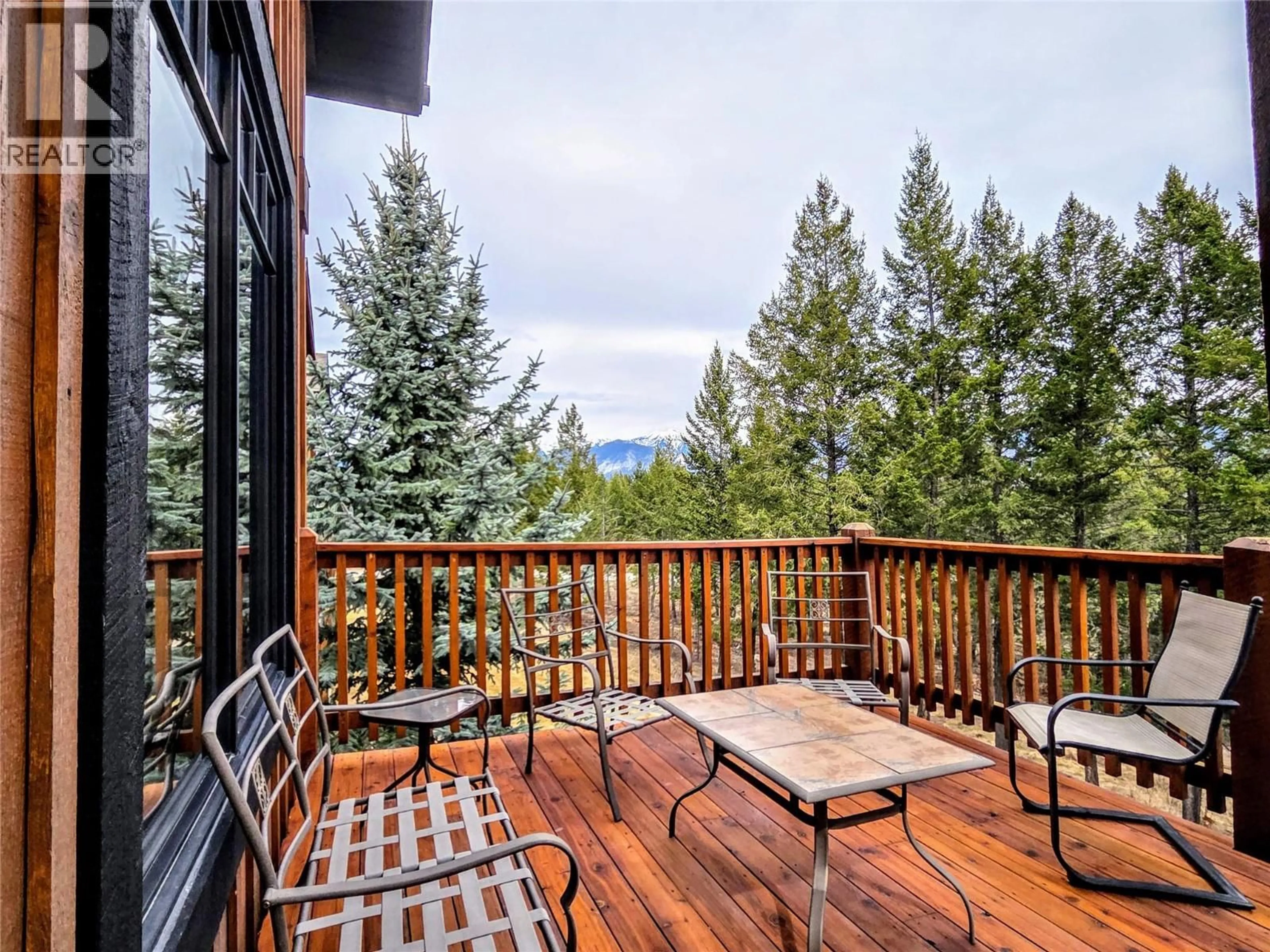 Patio, mountain view for 5 - 2600 RIVERROCK WAY, Invermere British Columbia V0A1K6