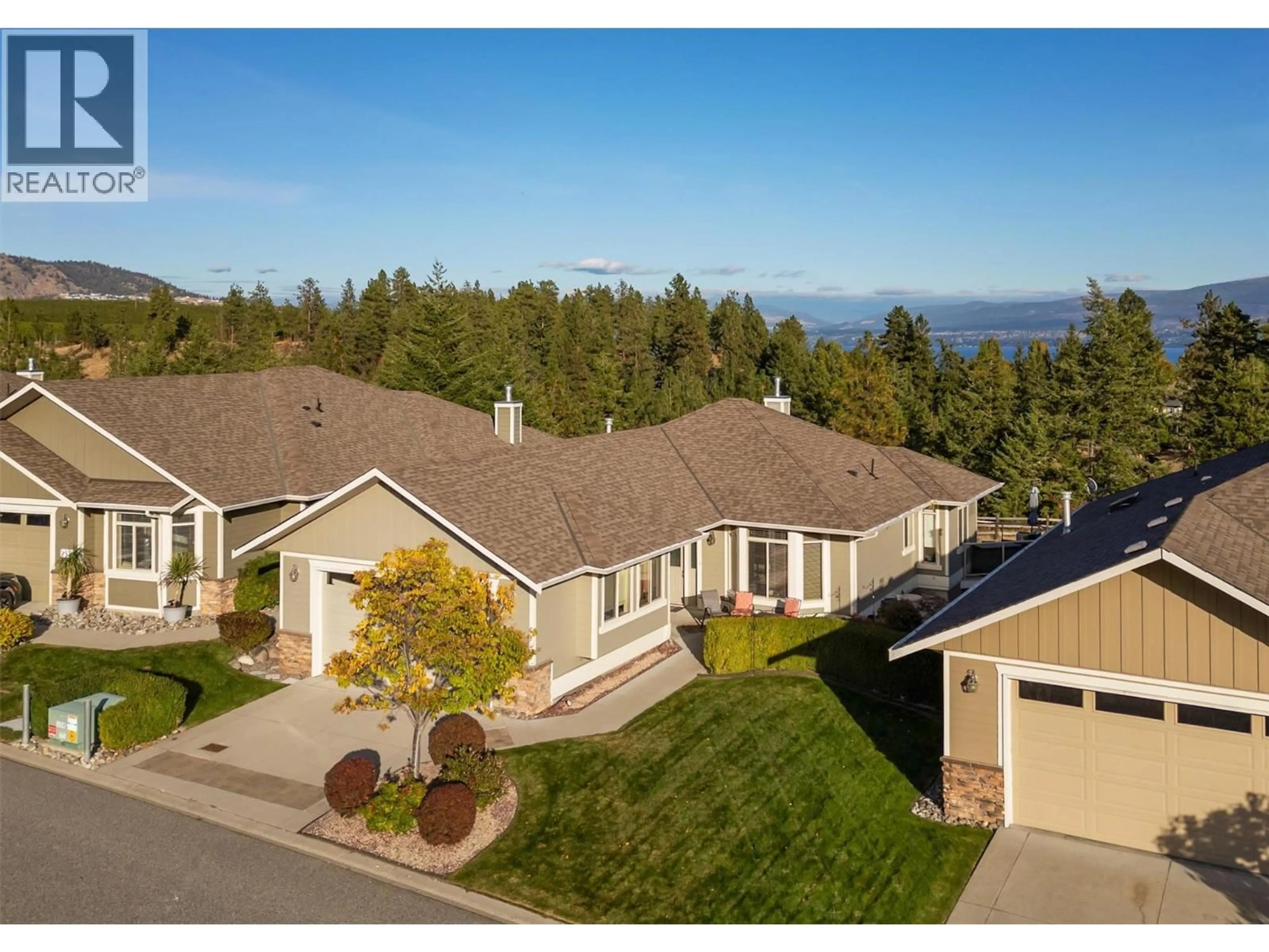 A pic from outside/outdoor area/front of a property/back of a property/a pic from drone, water/lake/river/ocean view for 273 - 4035 GELLATLY ROAD SOUTH, West Kelowna British Columbia V4T1R7