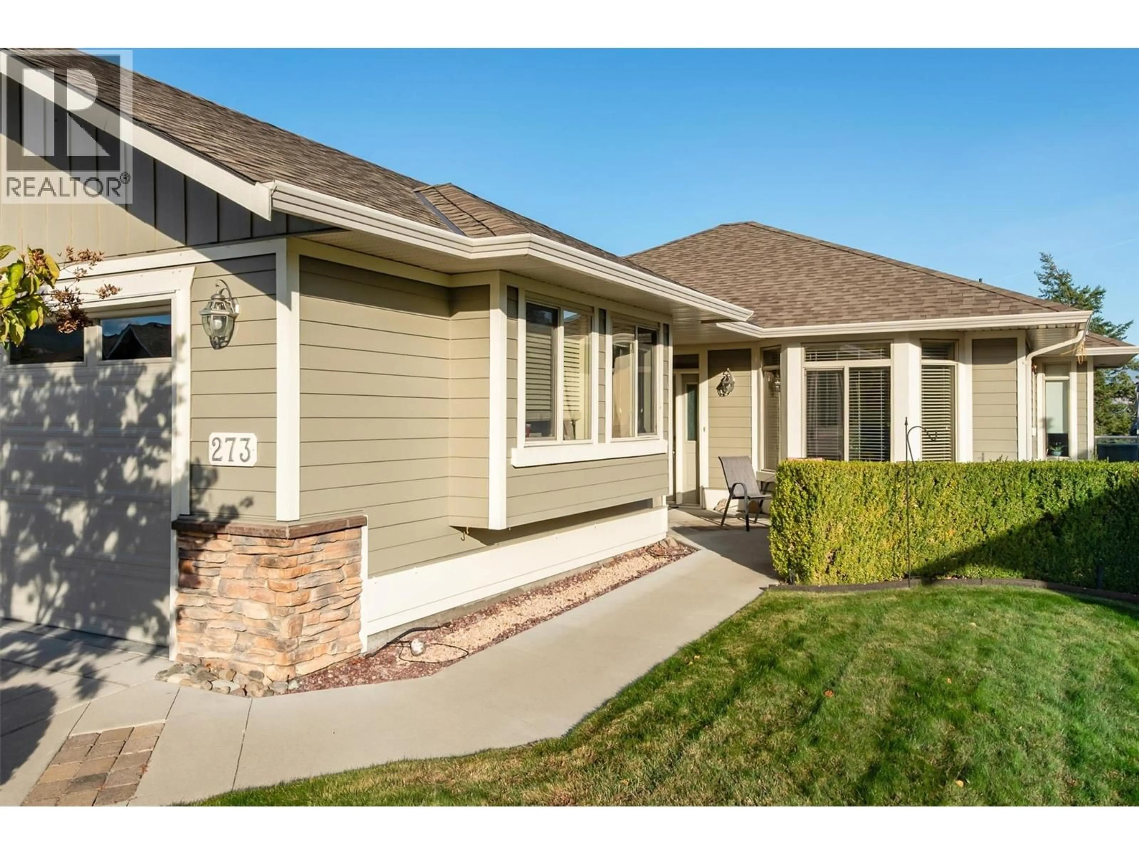 Home with vinyl exterior material, street for 273 - 4035 GELLATLY ROAD SOUTH, West Kelowna British Columbia V4T1R7