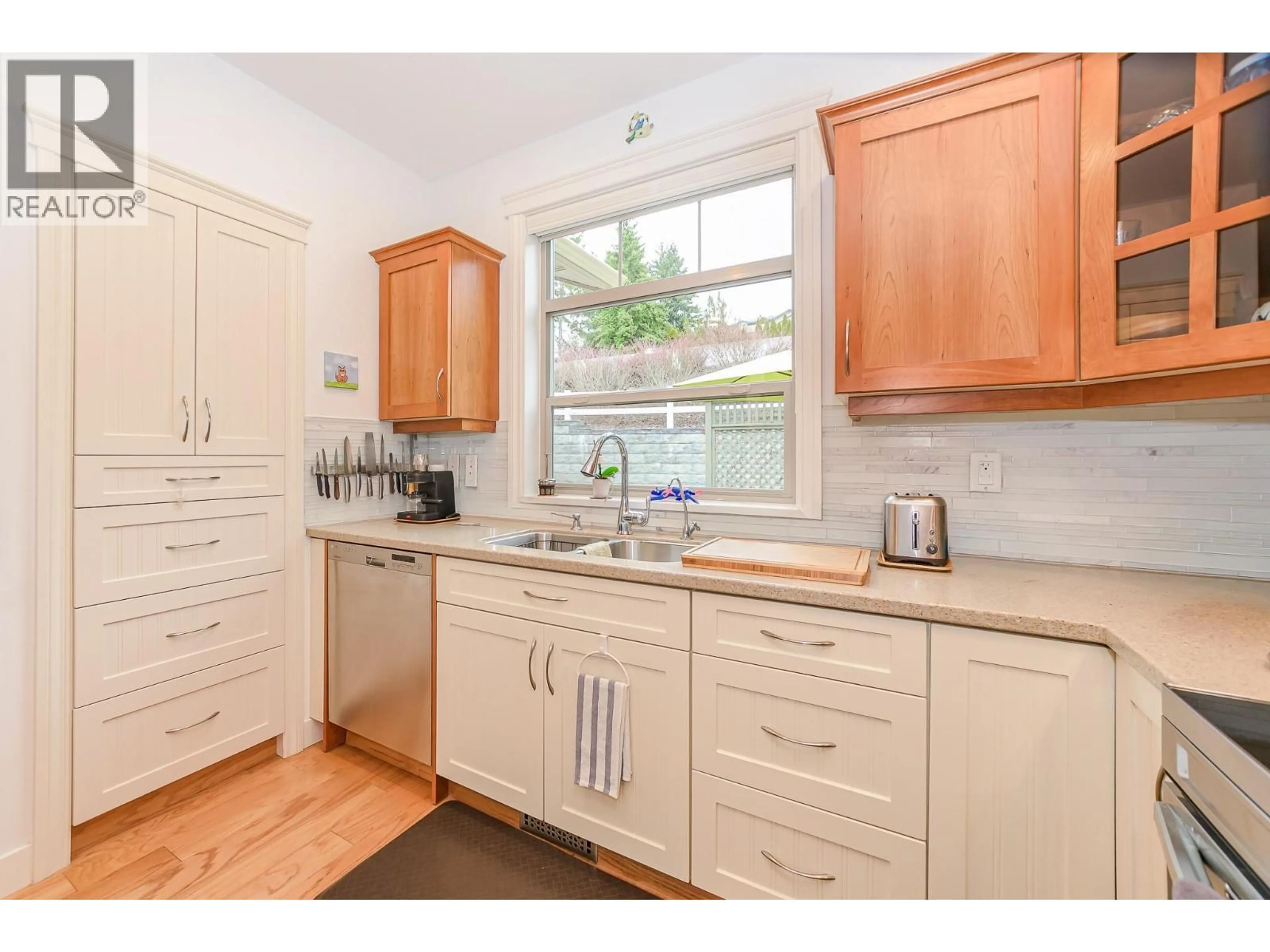 Standard kitchen, wood/laminate floor for 4420 14 STREET NORTHEAST, Salmon Arm British Columbia V1E1P9