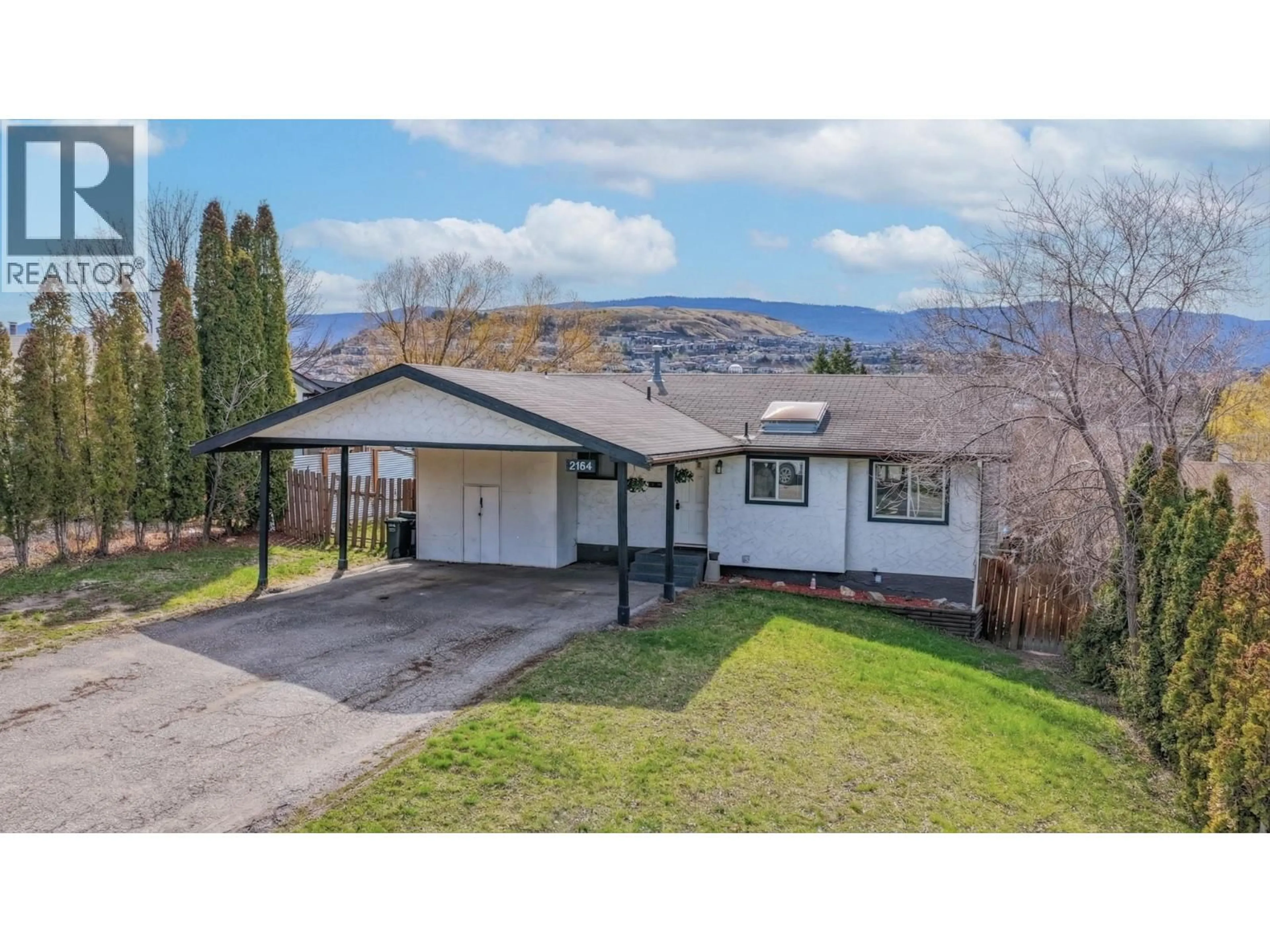 A pic from outside/outdoor area/front of a property/back of a property/a pic from drone, mountain view for 2104 20 AVENUE, Vernon British Columbia V1T7J6