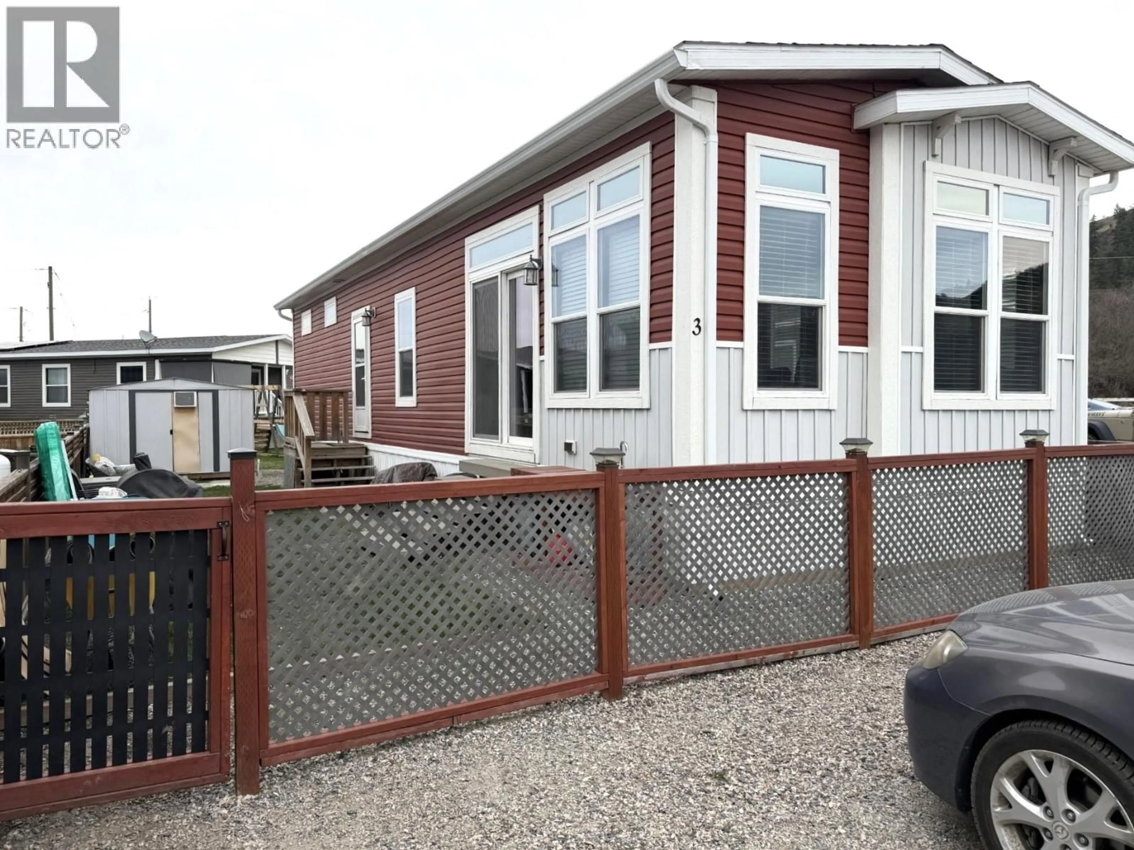 Home with vinyl exterior material, street for 3 - 65 ANTOINE ROAD, Vernon British Columbia V1H2A3