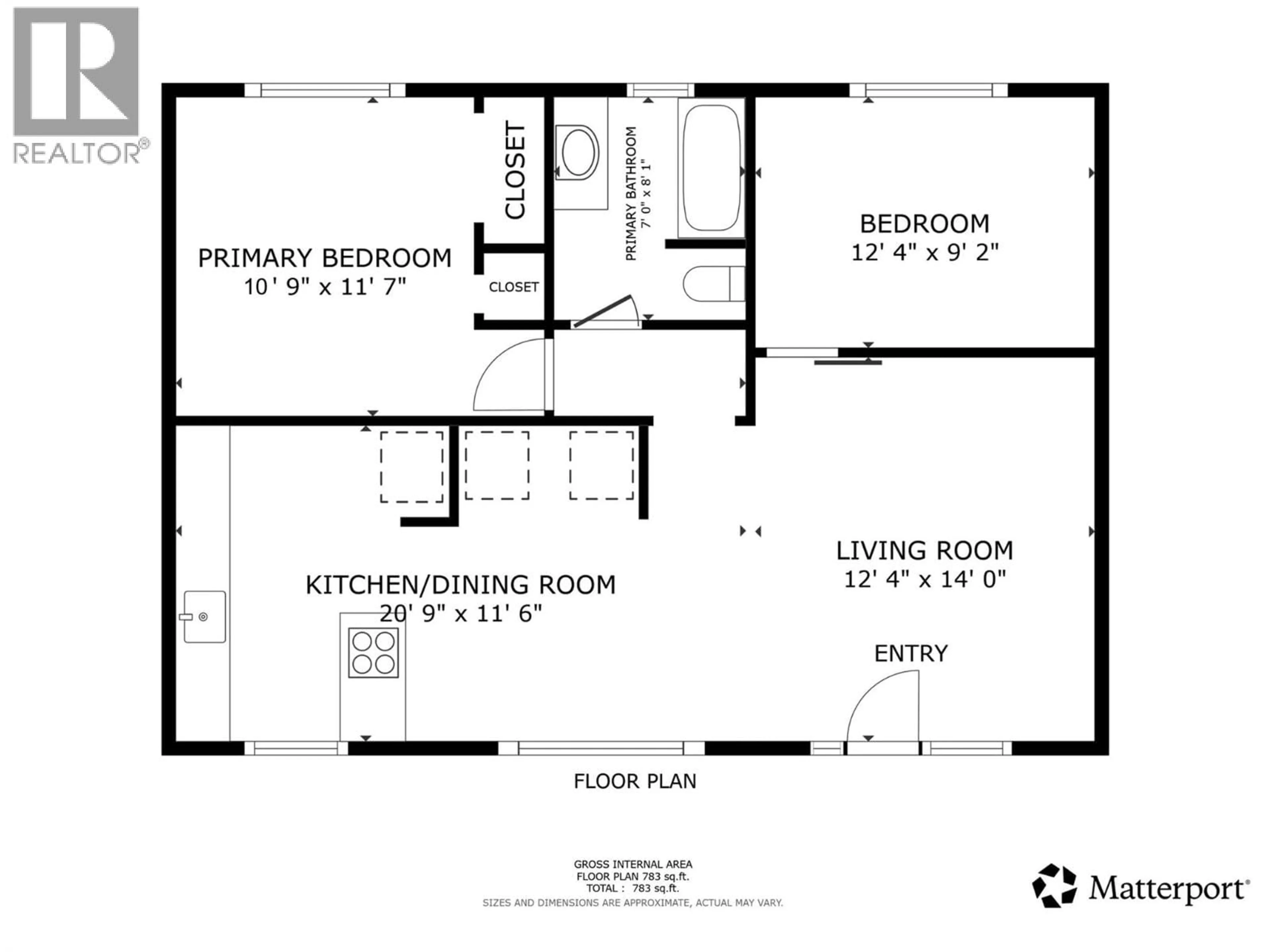 Floor plan for 3208 PLEASANT VALLEY ROAD, Vernon British Columbia V1T4L5