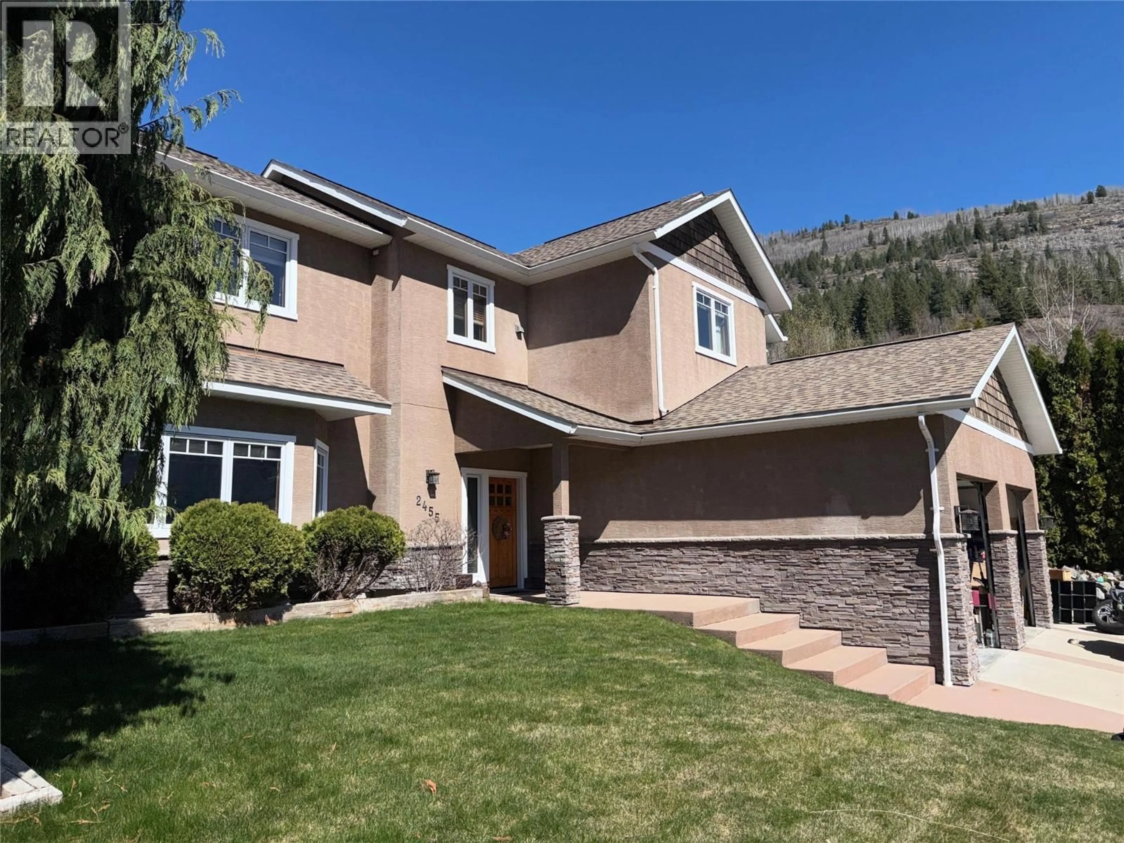 Home with vinyl exterior material, mountain view for 2455 COLIN CRESCENT, Trail British Columbia V1R4T4