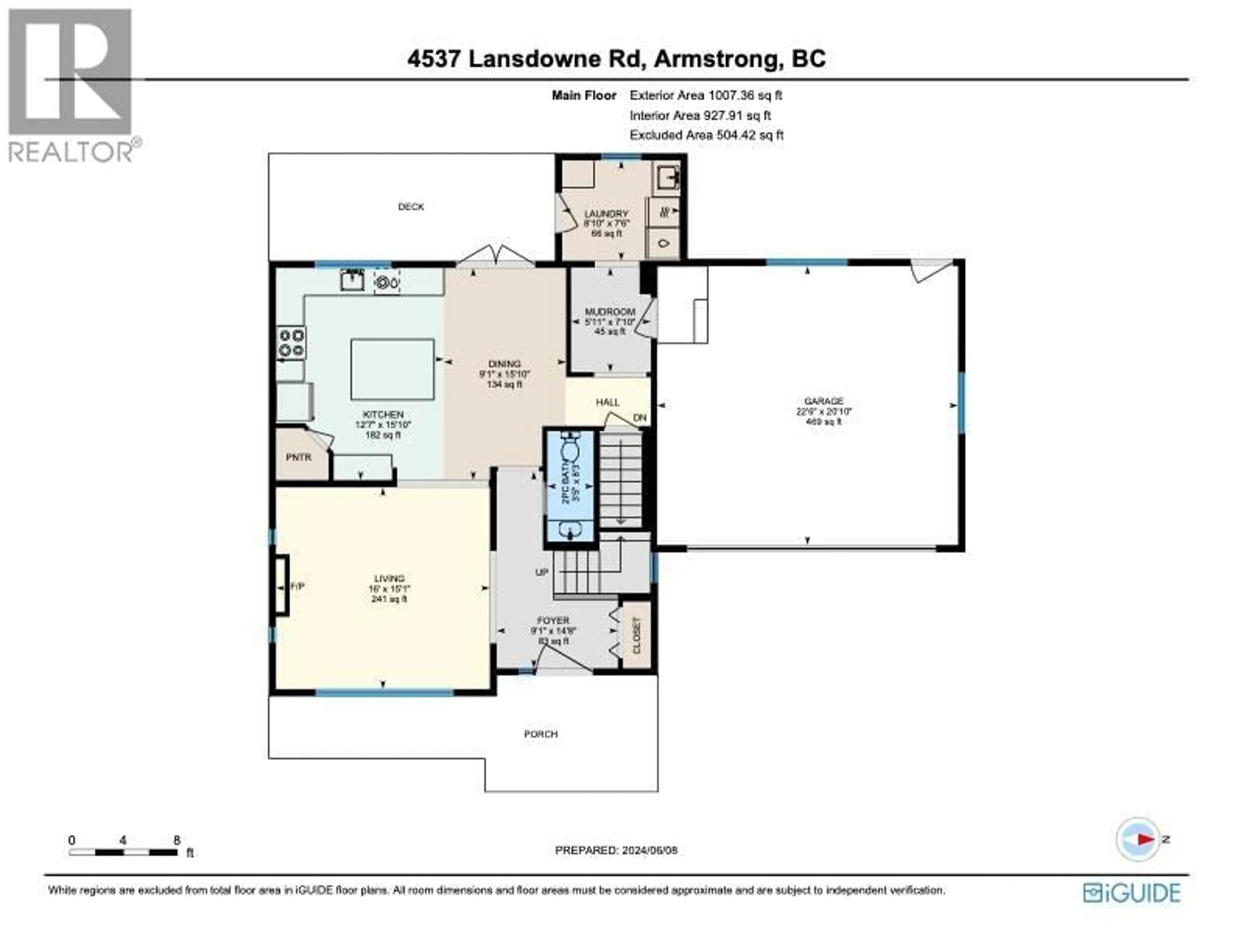Floor plan for 4537 LANSDOWNE ROAD, Armstrong British Columbia V0E1B8