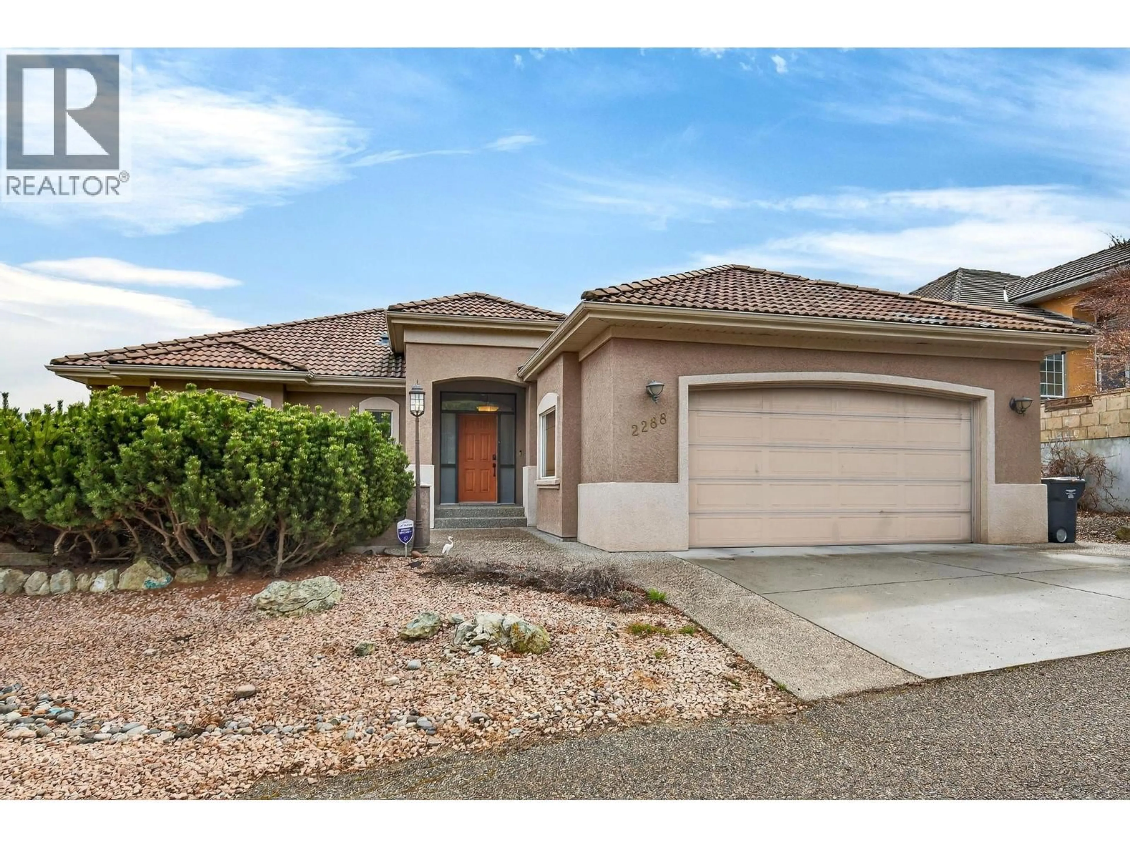 Home with brick exterior material, street for 2288 CAPISTRANO DRIVE, Kelowna British Columbia V1V2A2