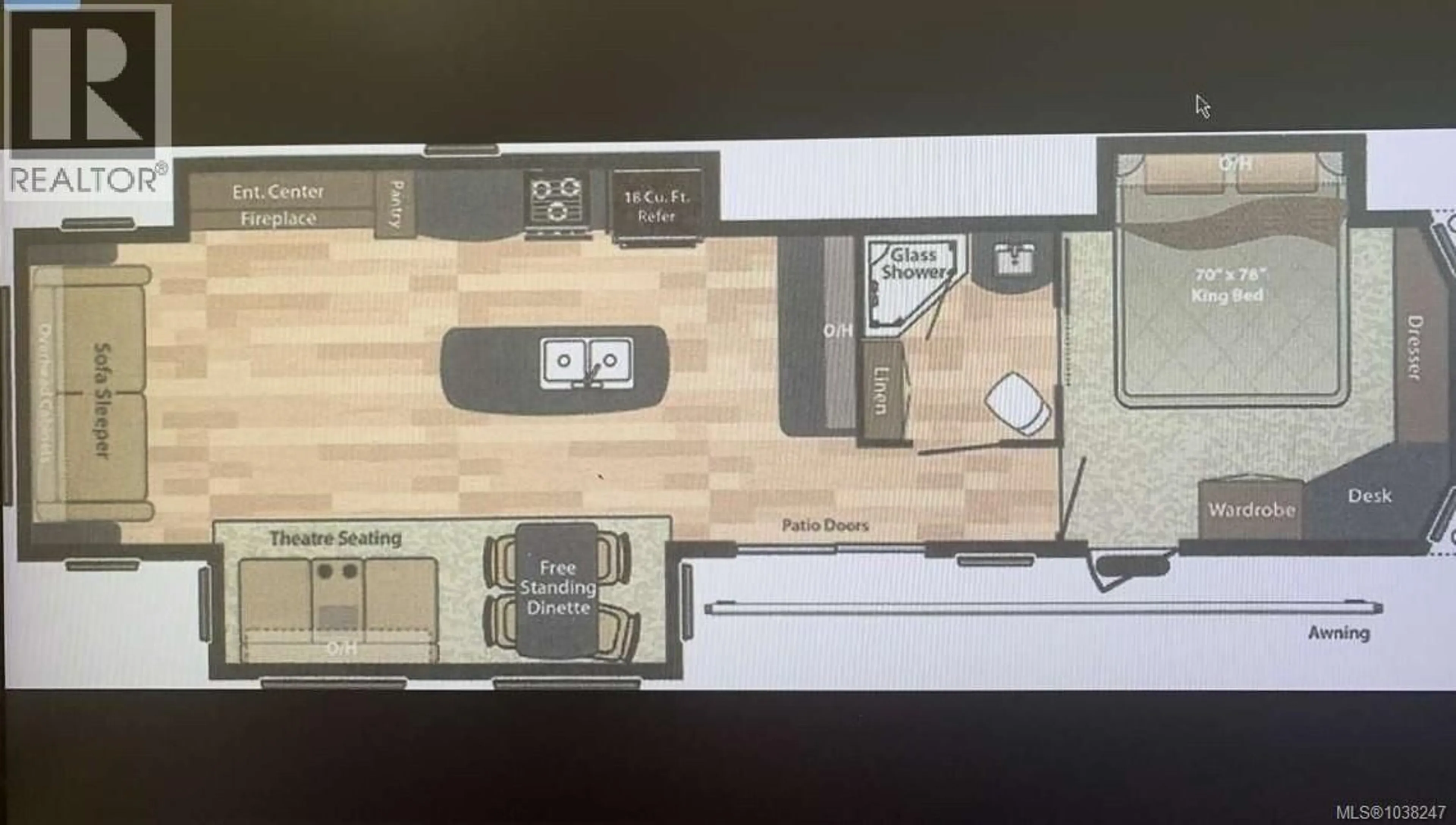 Floor plan for 388 - 200 CORFIELD STREET, Parksville British Columbia V9P2H5