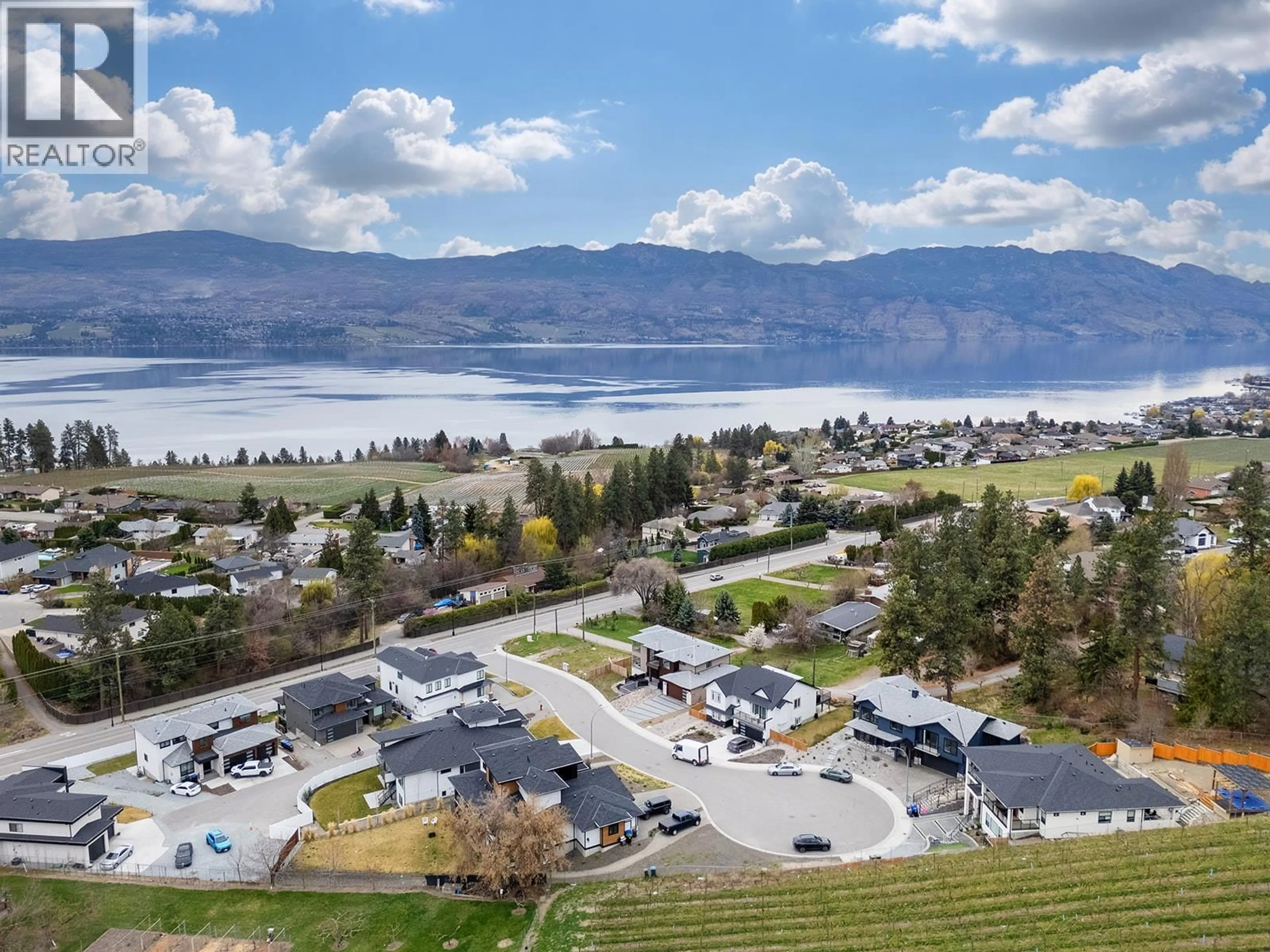 A pic from outside/outdoor area/front of a property/back of a property/a pic from drone, water/lake/river/ocean view for 1047 OAK BARREL PLACE, West Kelowna British Columbia V1Z2G9