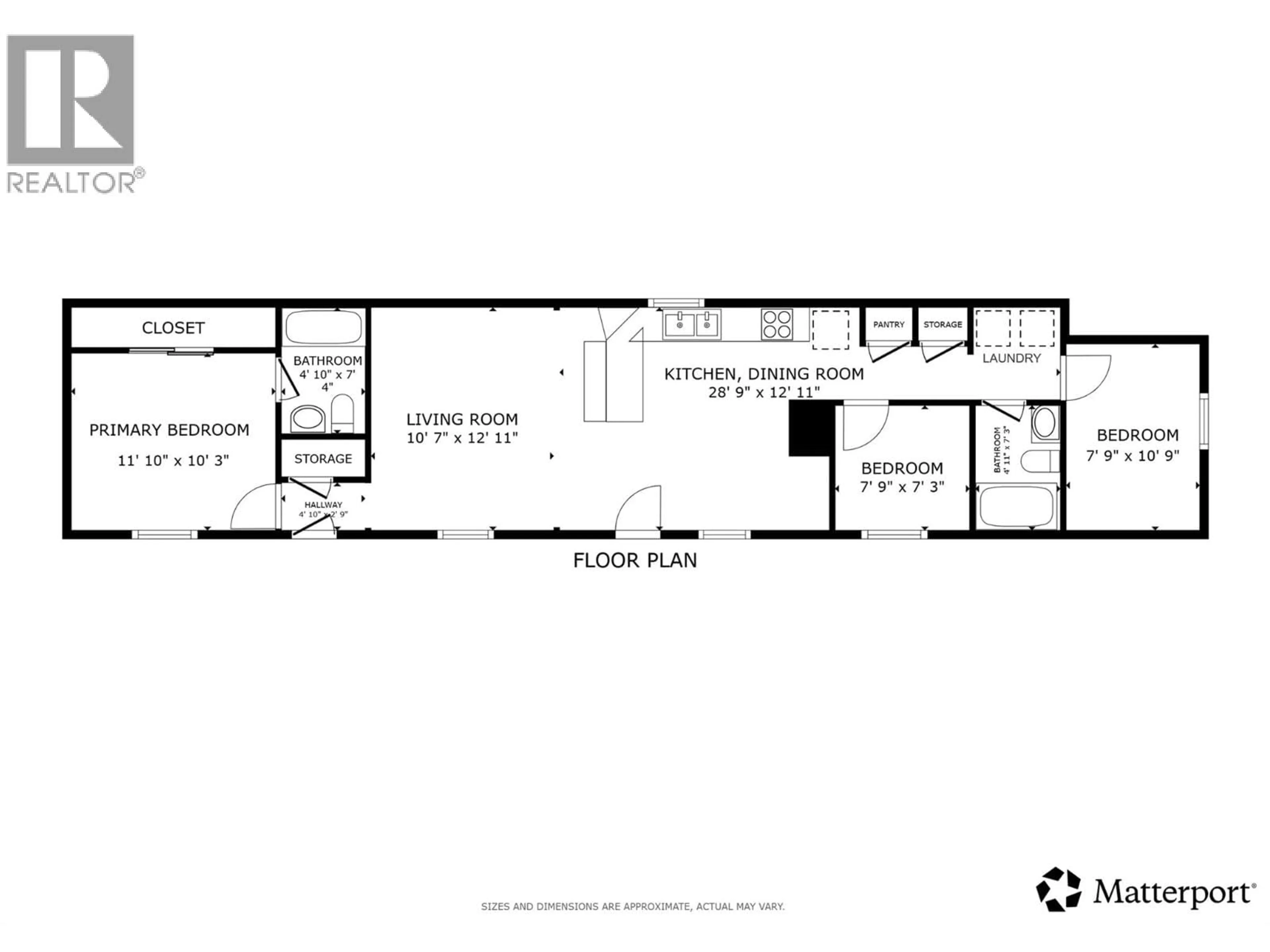 Floor plan for 29 - 6688 TRONSON ROAD, Vernon British Columbia V1H1R9
