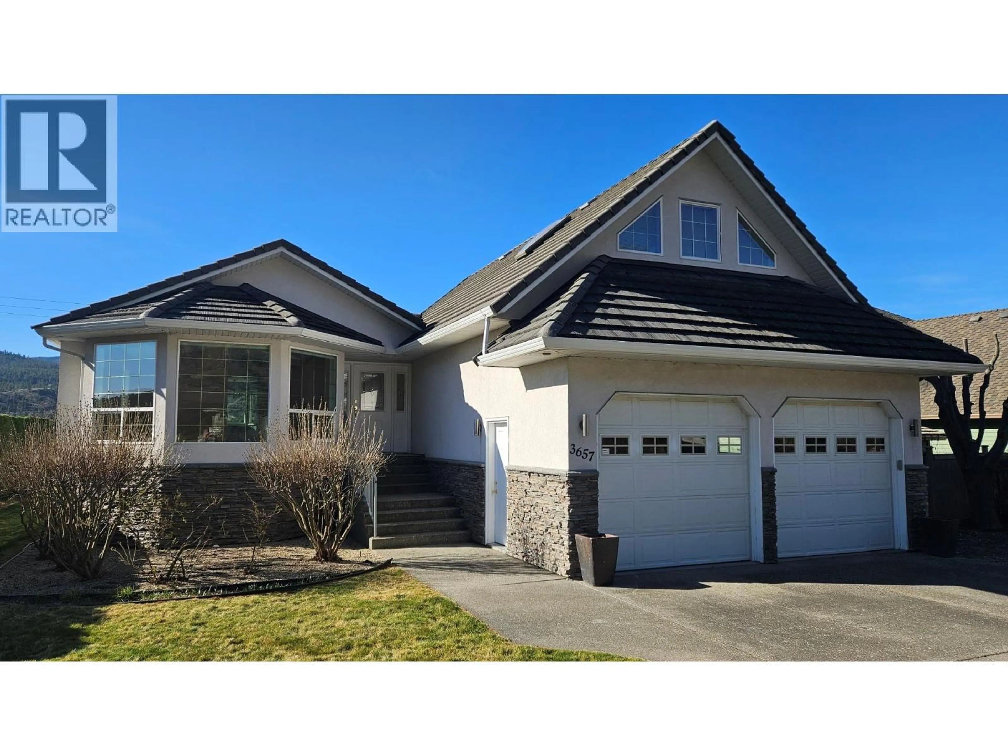 Home with vinyl exterior material, street for 3657 NAVATANEE DRIVE, Kamloops British Columbia V2H1S1