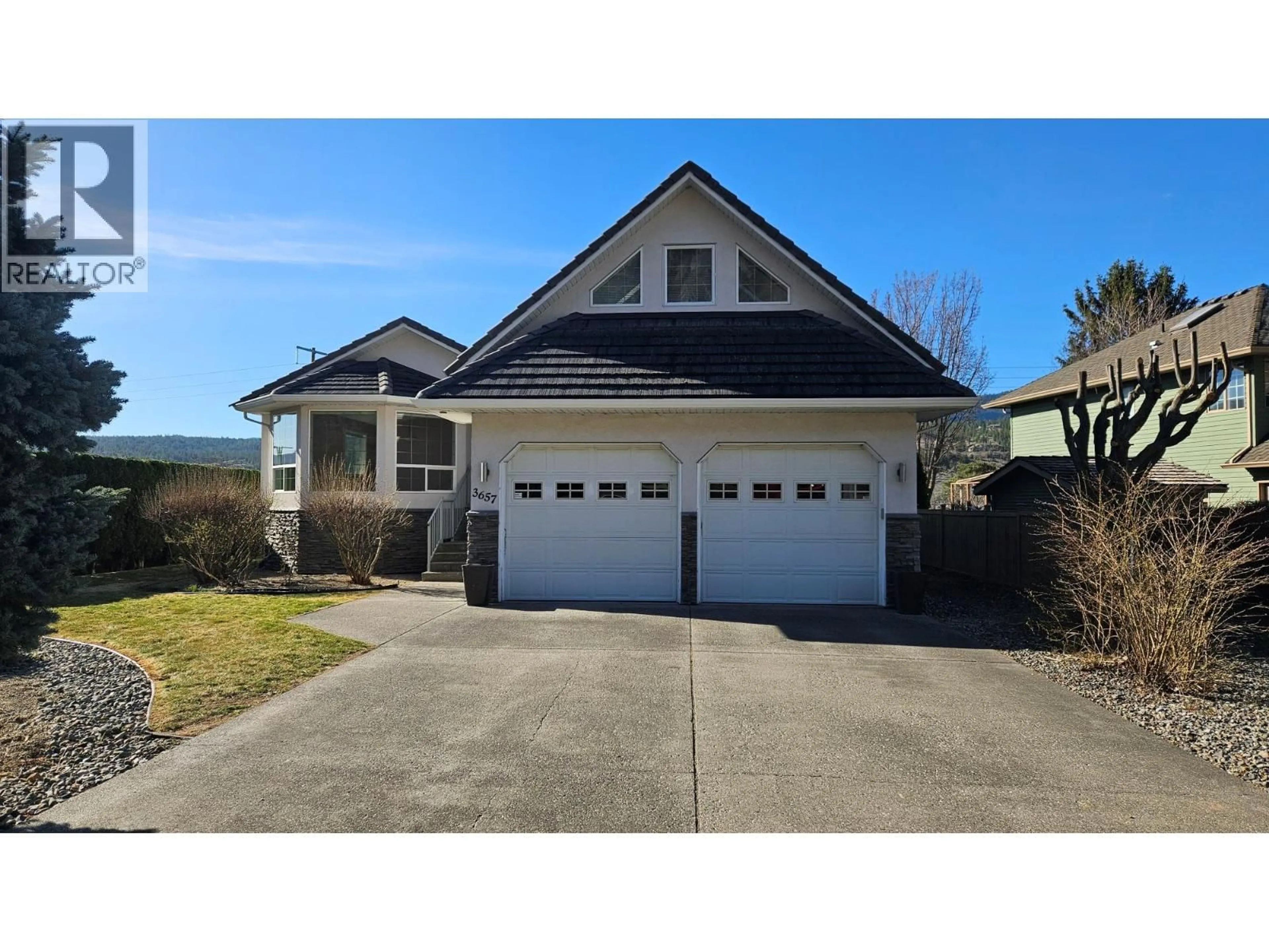 Home with vinyl exterior material, street for 3657 NAVATANEE DRIVE, Kamloops British Columbia V2H1S1