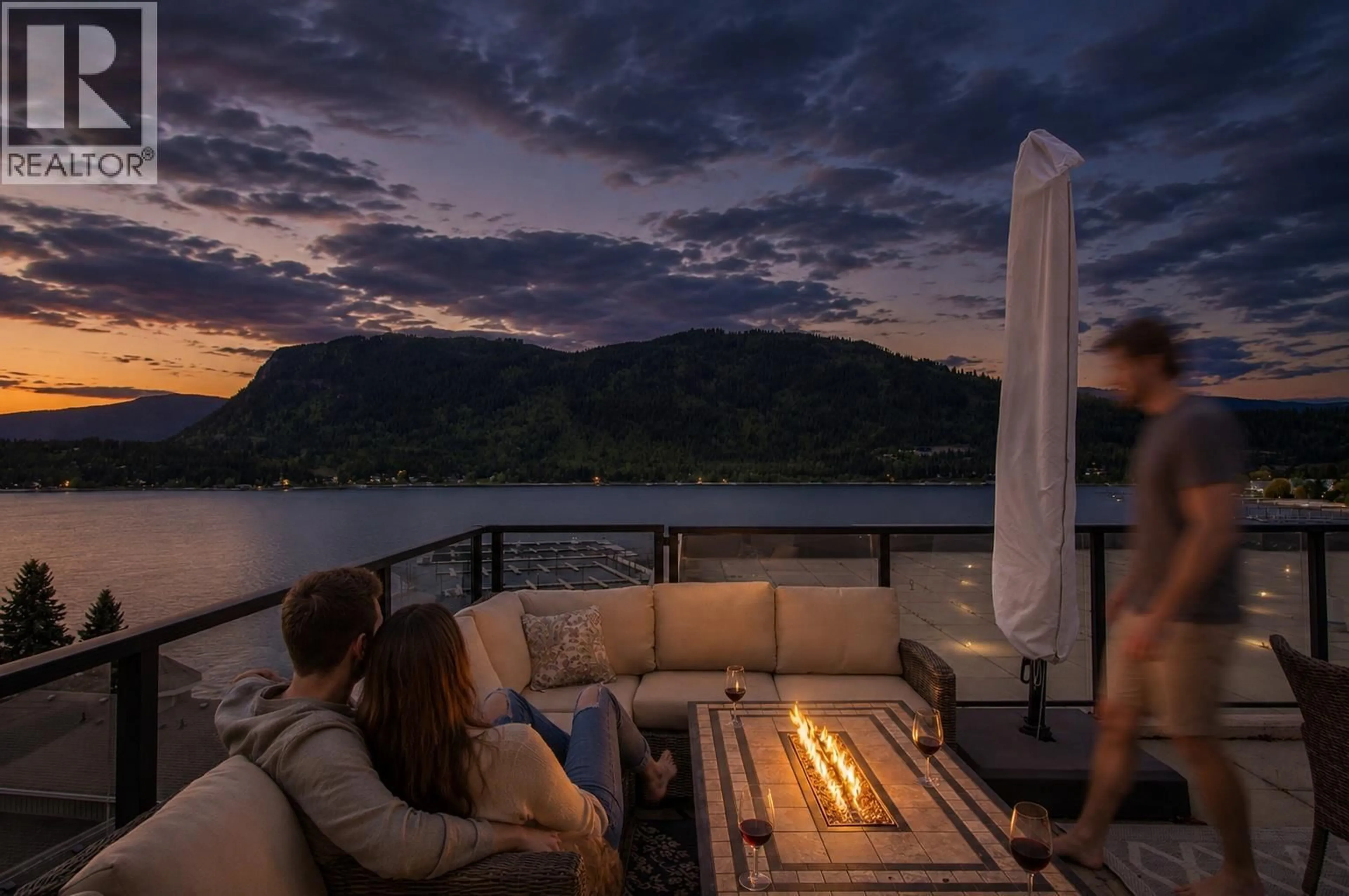 Patio, water/lake/river/ocean view for 703 - 326 MARA LAKE LANE, Sicamous British Columbia V0E2V1