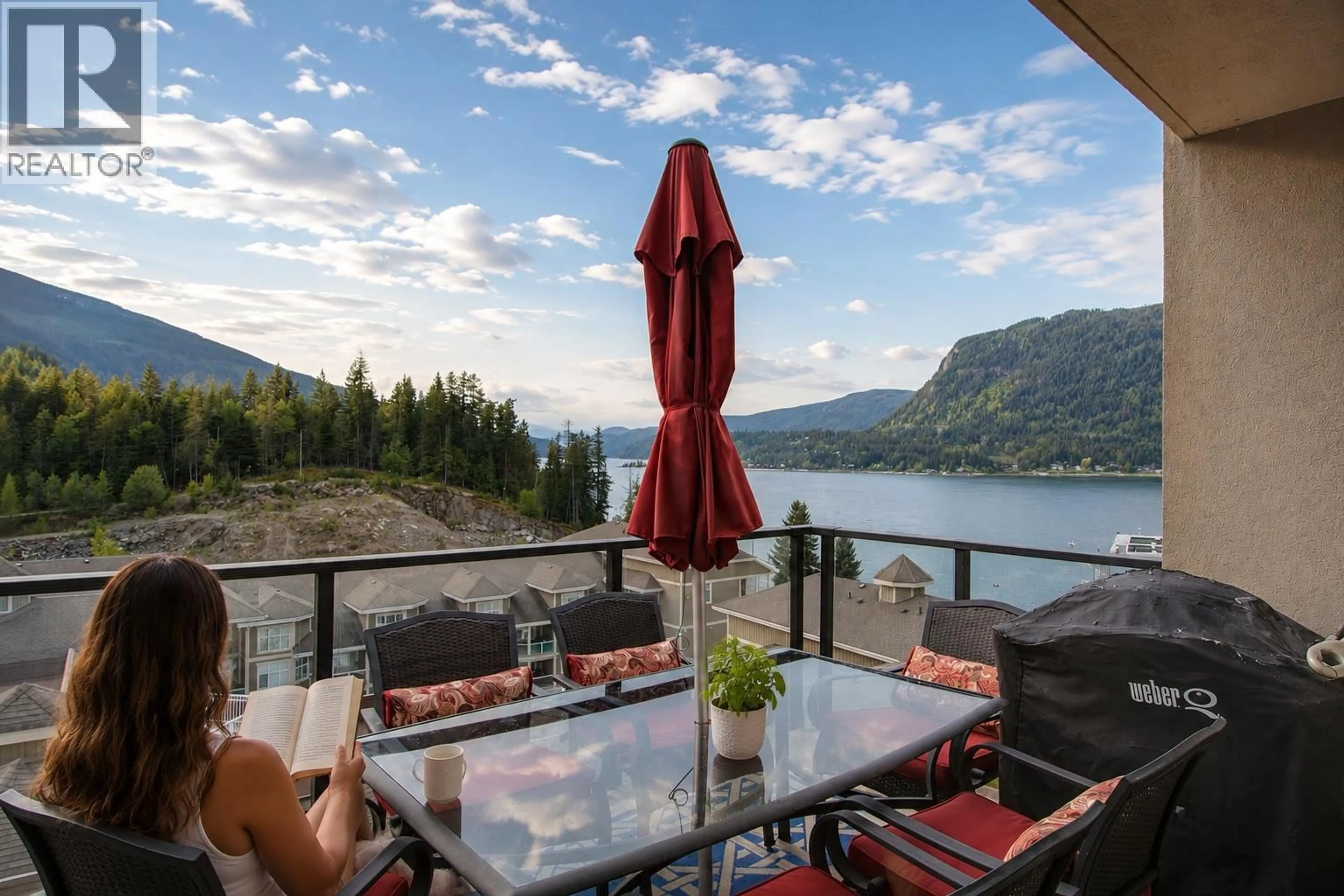 Patio, water/lake/river/ocean view for 703 - 326 MARA LAKE LANE, Sicamous British Columbia V0E2V1