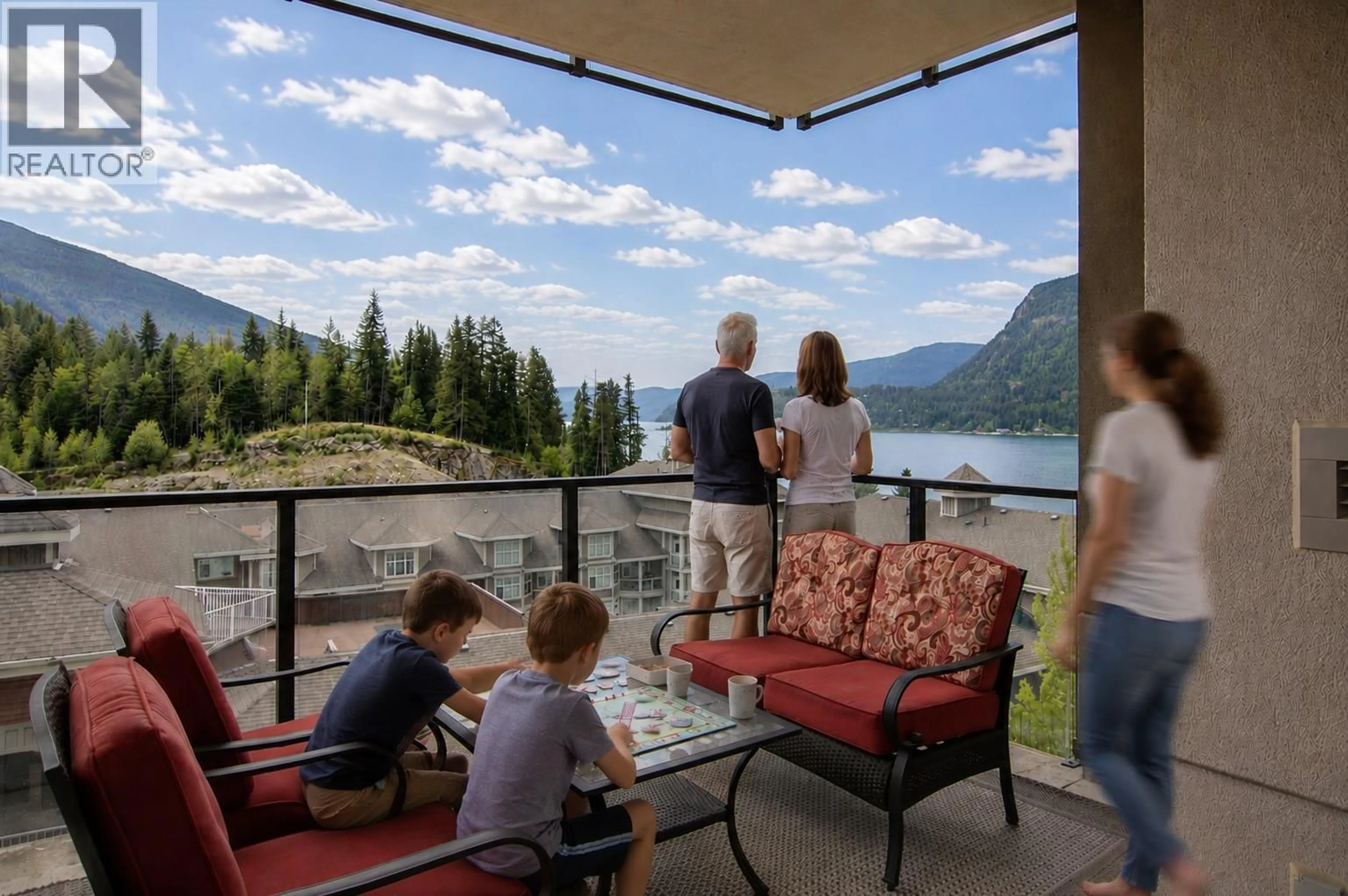 Patio, water/lake/river/ocean view for 703 - 326 MARA LAKE LANE, Sicamous British Columbia V0E2V1