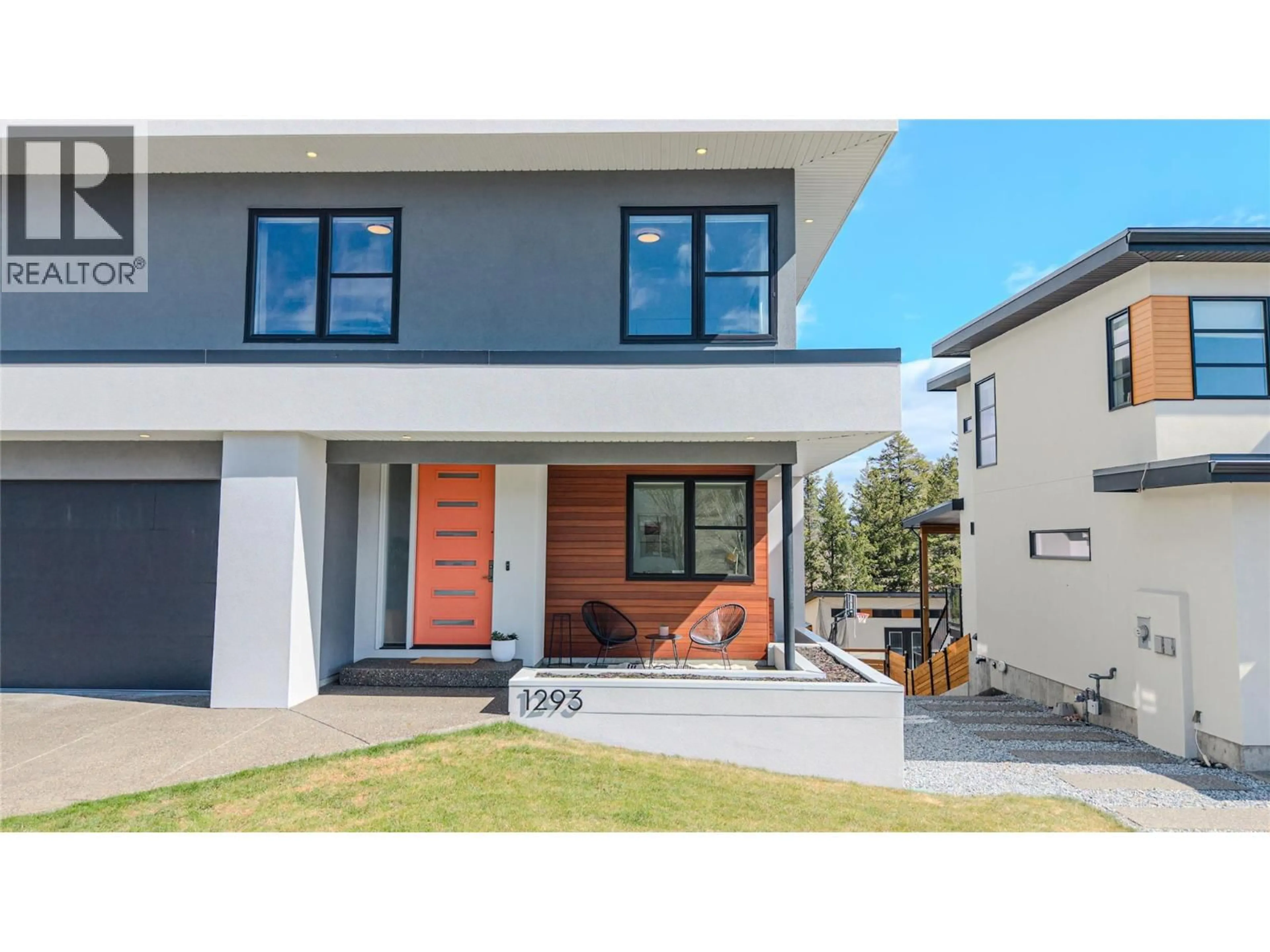 Home with vinyl exterior material, street for 1293 PRAIRIE ROSE DRIVE, Kamloops British Columbia V2E0B4