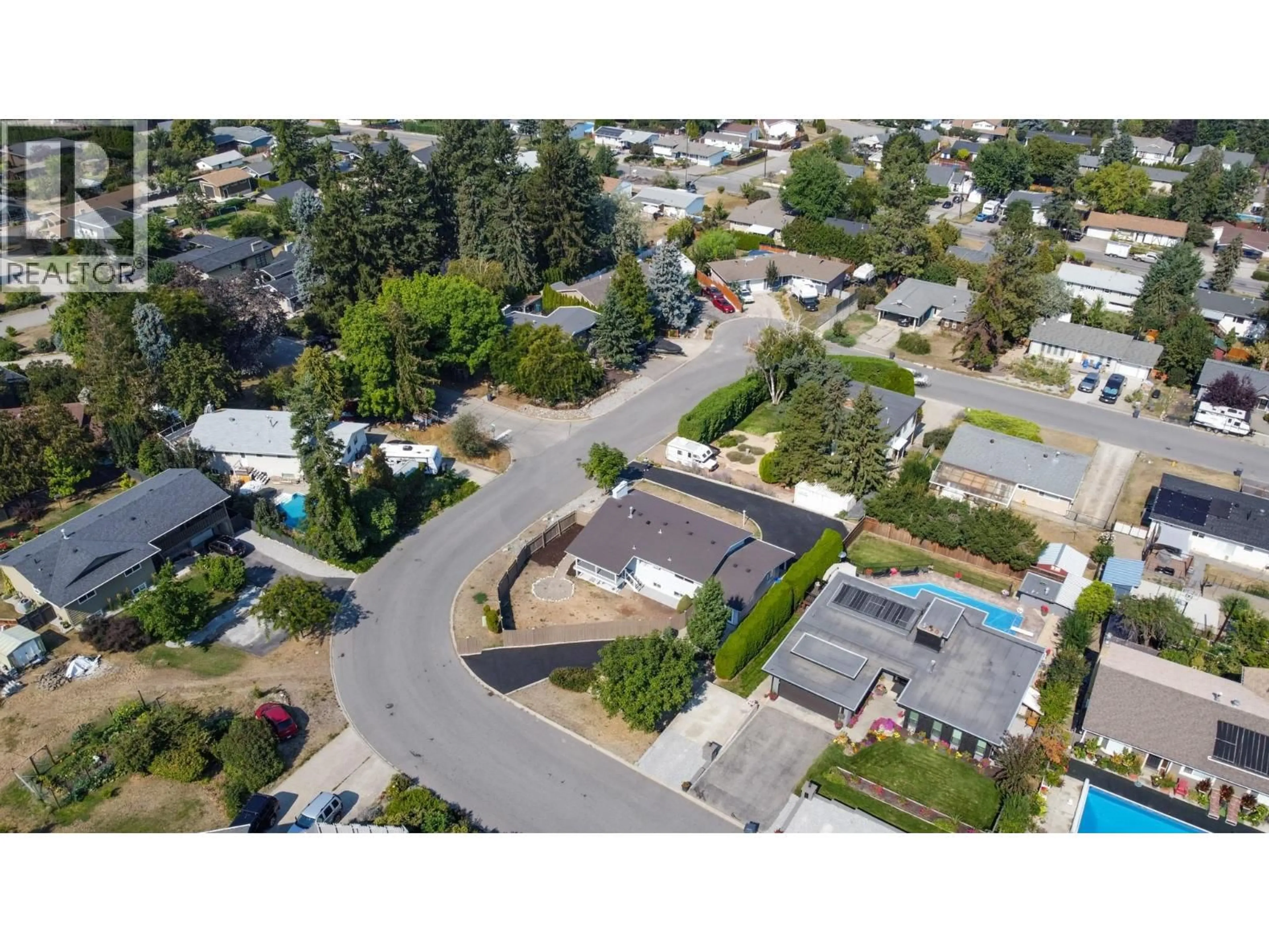 A pic from outside/outdoor area/front of a property/back of a property/a pic from drone, street for 11429 PRIEST VALLEY DRIVE, Coldstream British Columbia V1B1B4