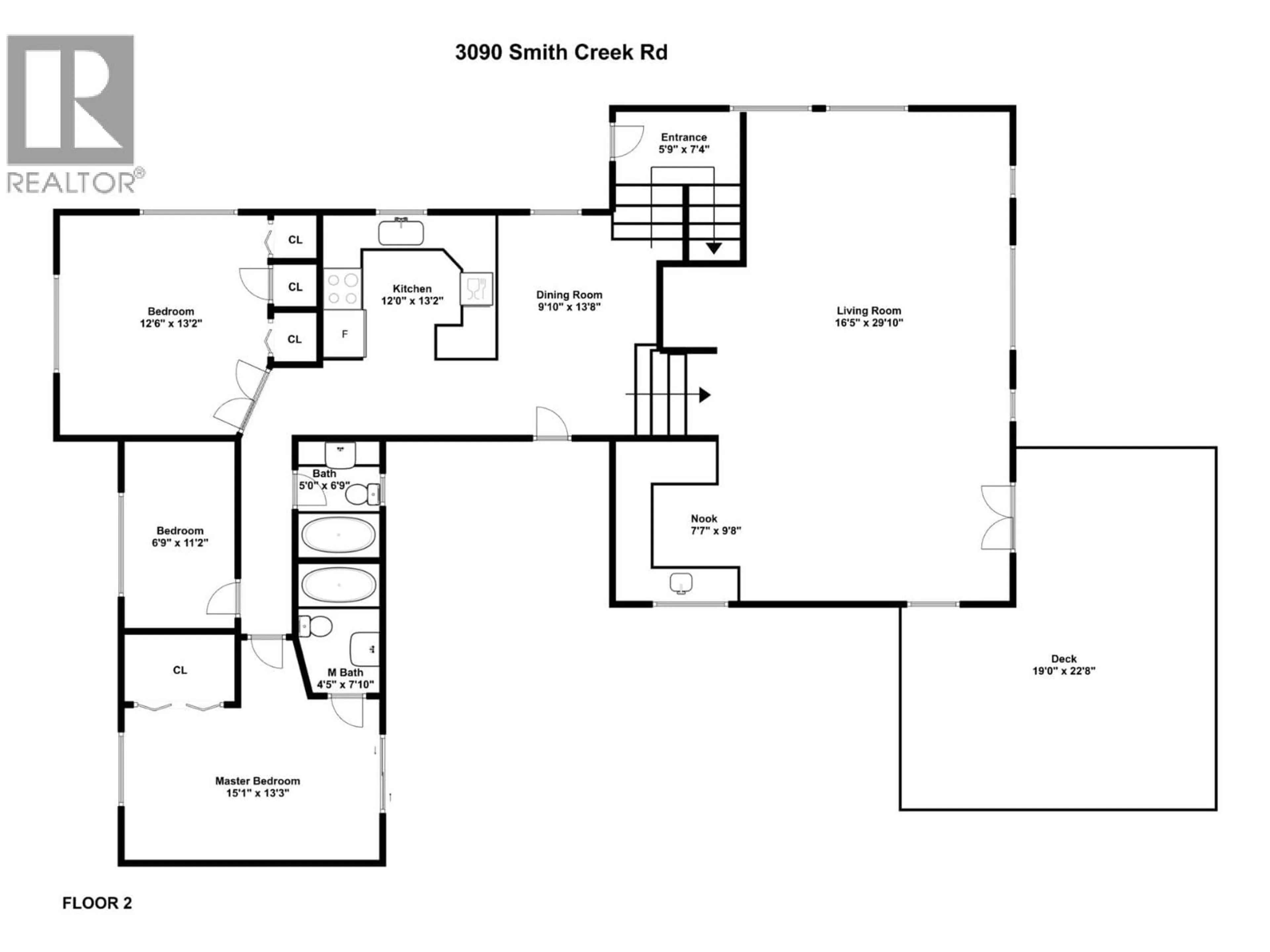 Floor plan for 3090 SMITH CREEK ROAD, West Kelowna British Columbia V4T1M8
