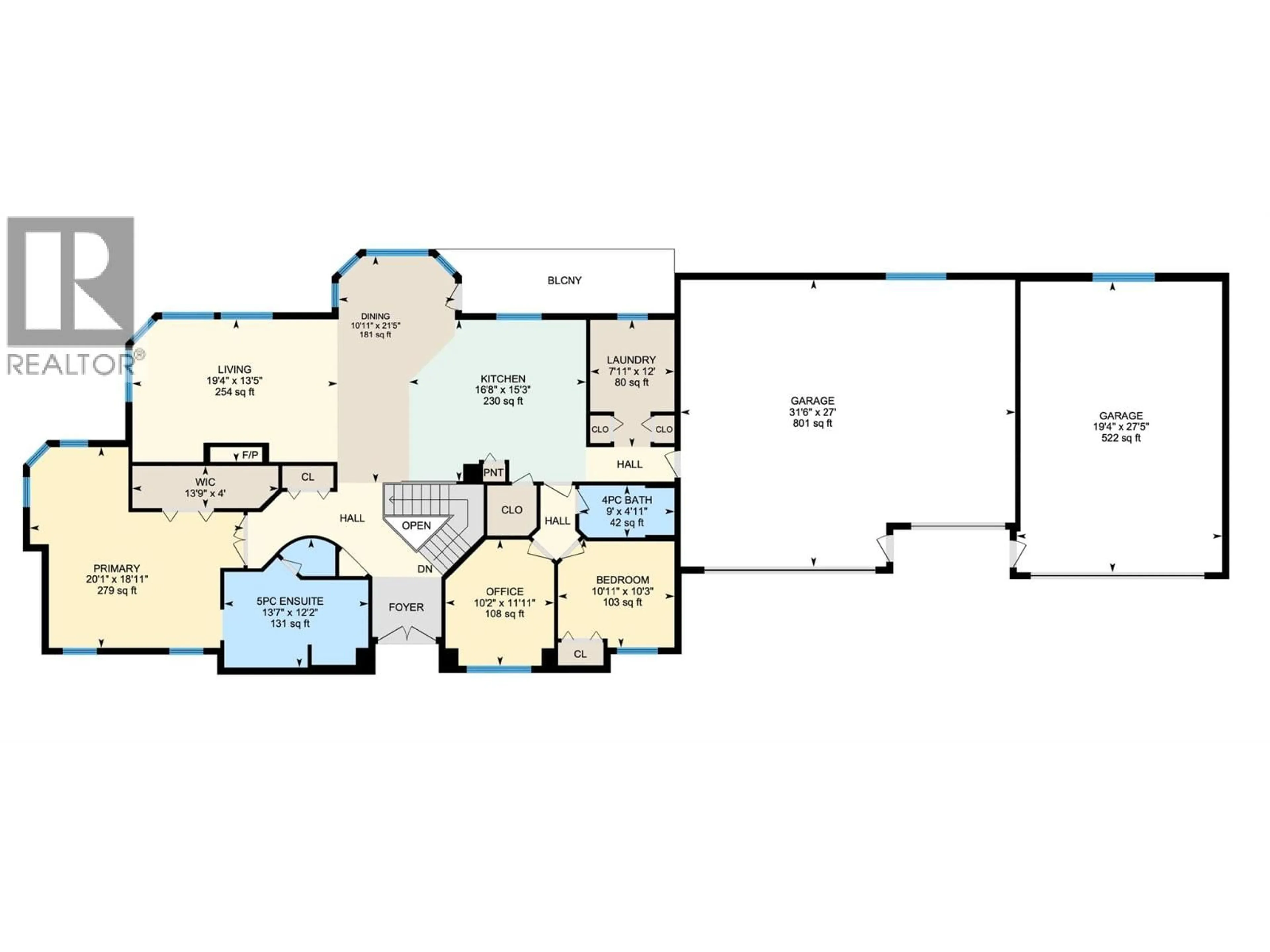 Floor plan for 600 PONDEROSA ROAD, Oliver British Columbia V0H1T1