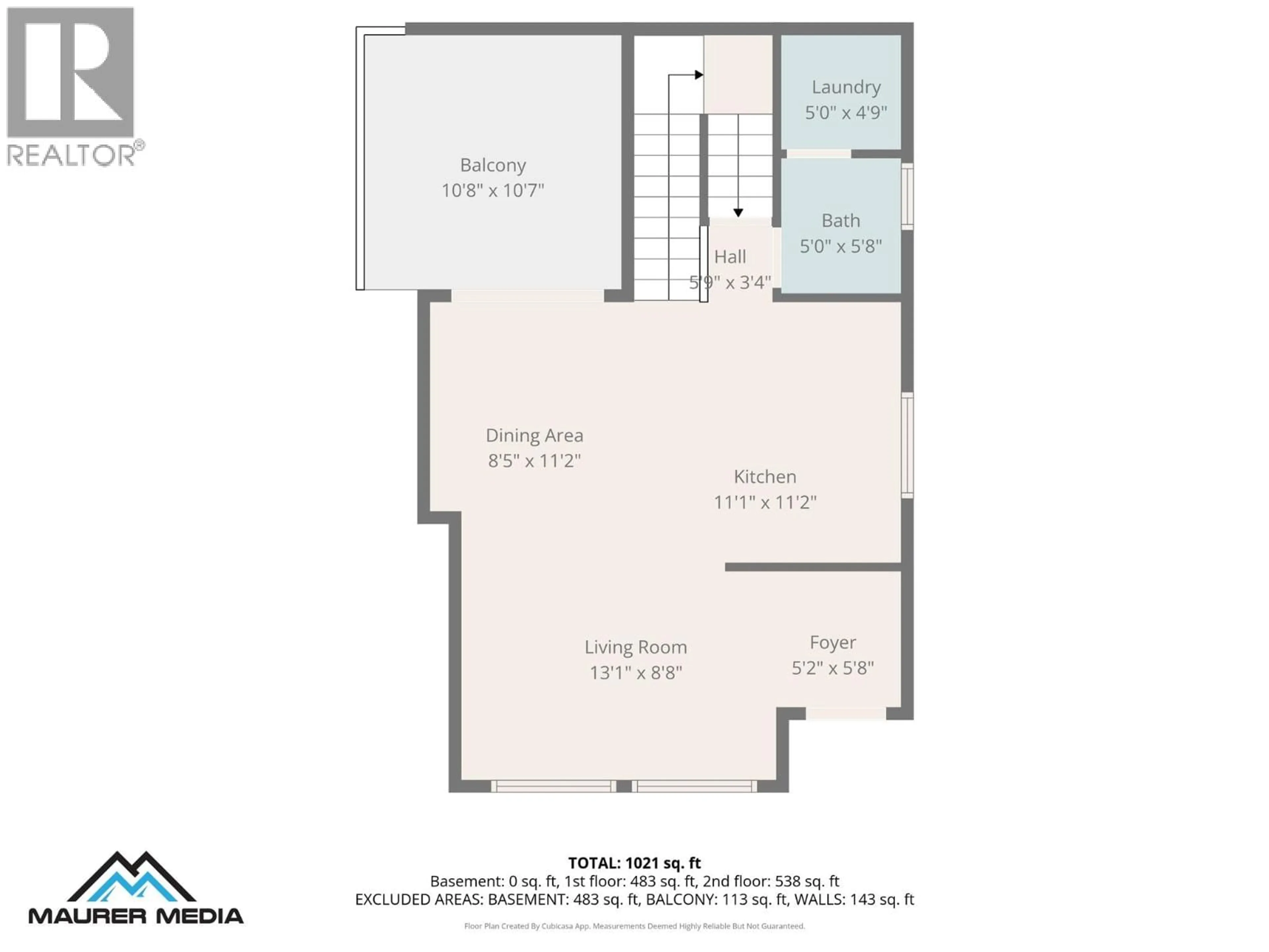 Floor plan for 101 - 423 TENNIS STREET, Penticton British Columbia V2A5R4