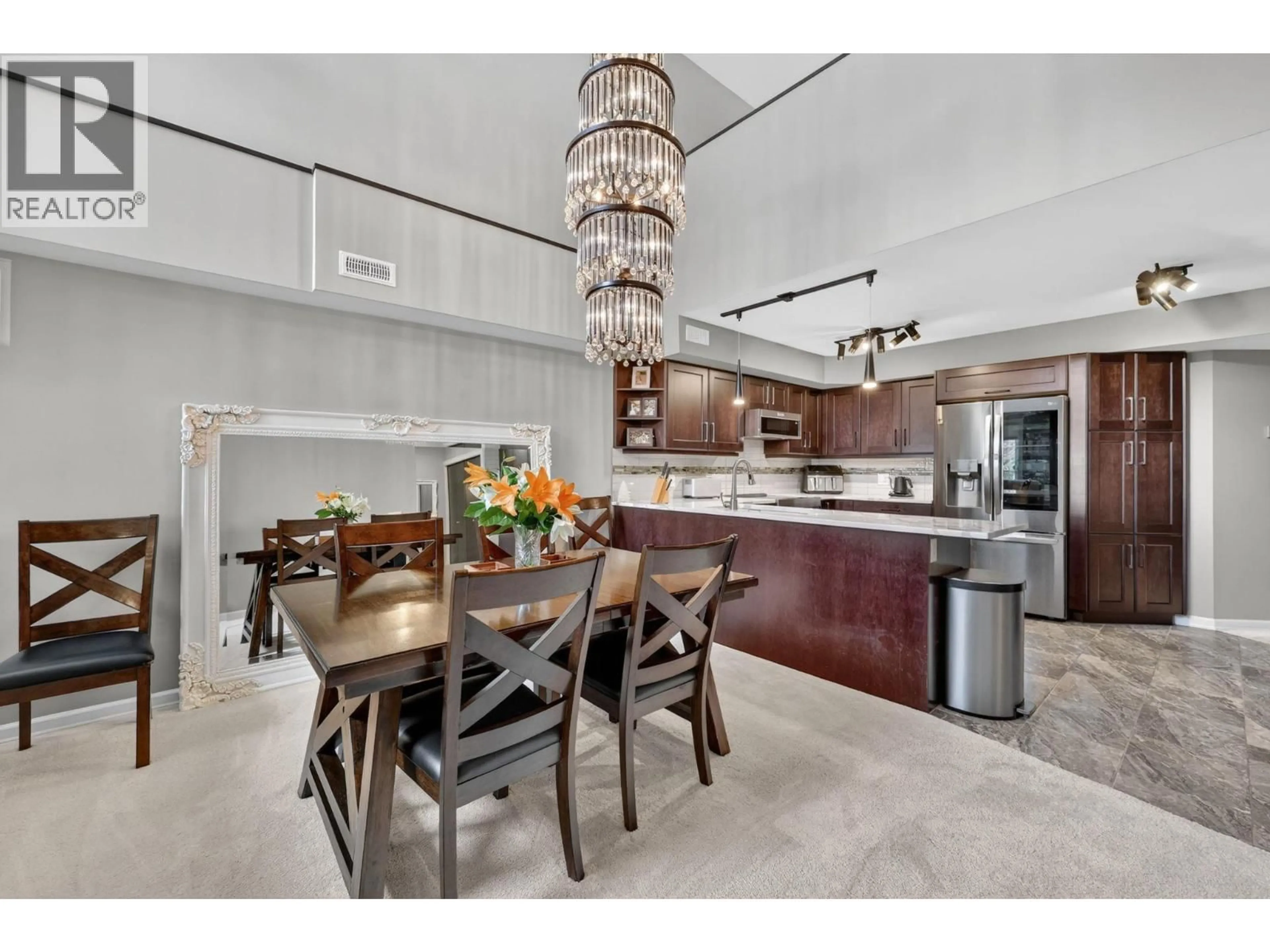 Open concept kitchen, ceramic/tile floor for 236 - 1200 CAMERON AVENUE, Kelowna British Columbia V1W4T2