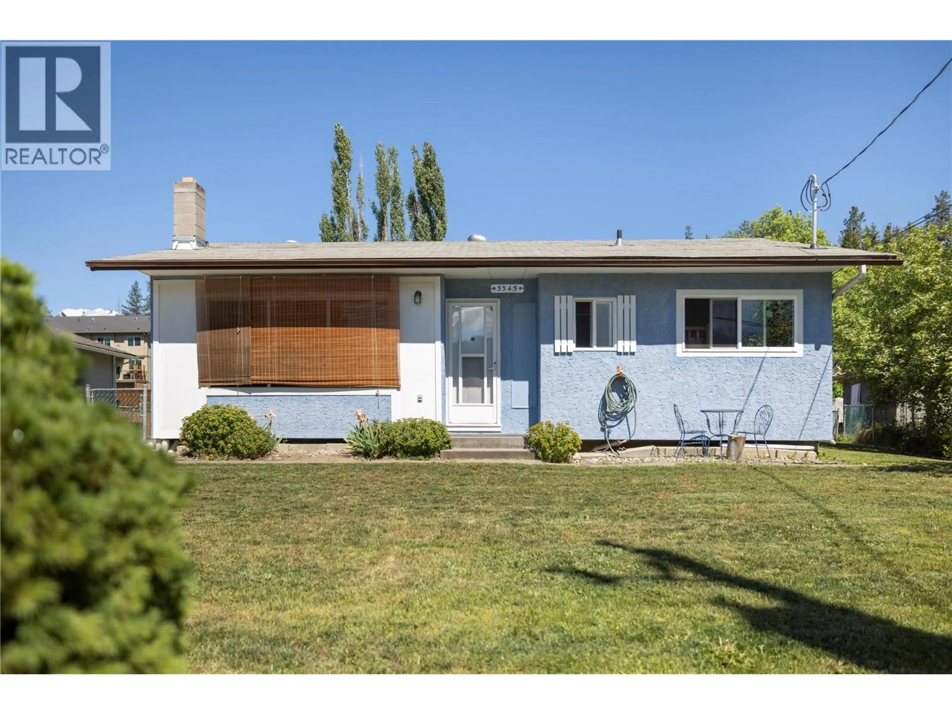 Home with vinyl exterior material, street for 3345 BELAIRE DRIVE, Armstrong British Columbia V0E1B4