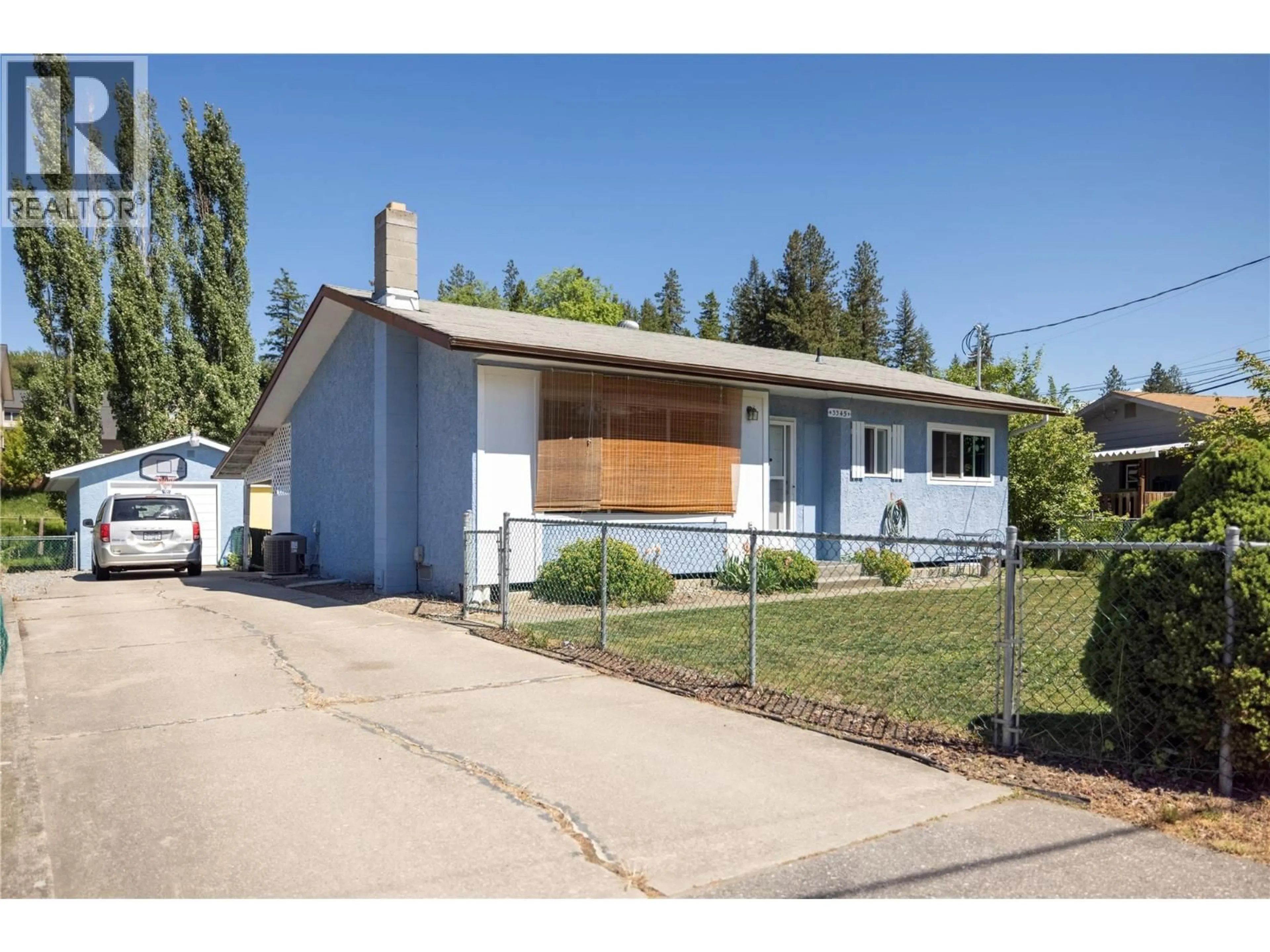 Home with vinyl exterior material, street for 3345 BELAIRE DRIVE, Armstrong British Columbia V0E1B4