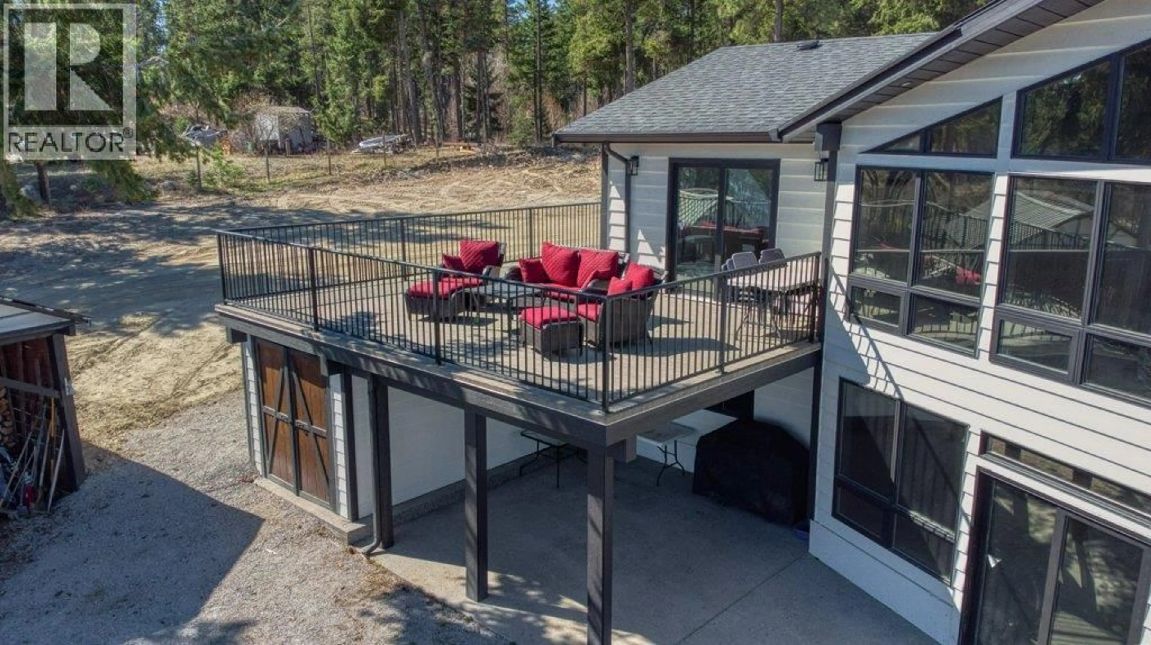 A pic from outside/outdoor area/front of a property/back of a property/a pic from drone, mountain view for 3637 EMERALD ROAD, West Kelowna British Columbia V4T1W2