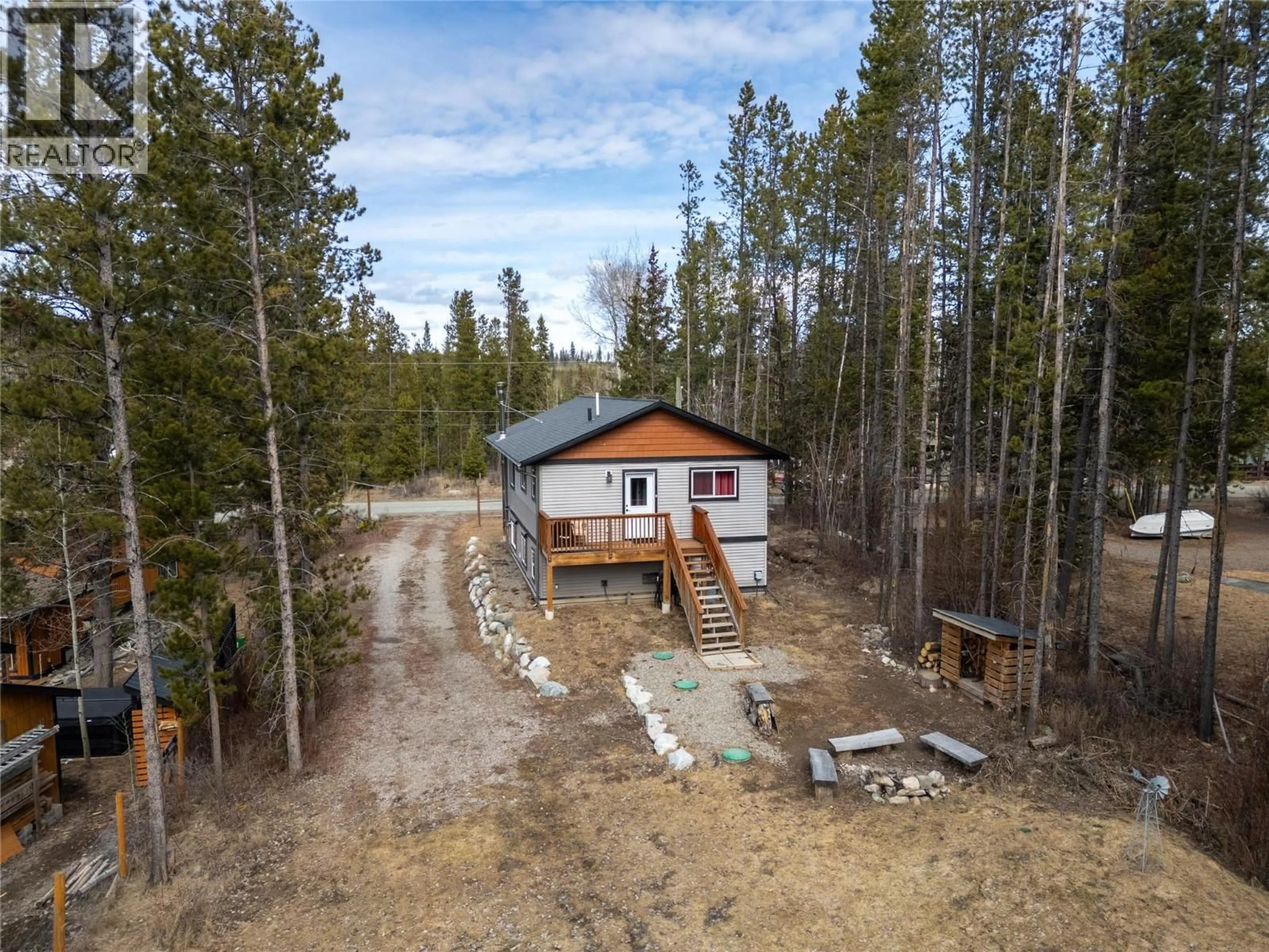 A pic from outside/outdoor area/front of a property/back of a property/a pic from drone, forest/trees view for 3888 LOOKOUT DRIVE, Kamloops British Columbia V1S1Y8