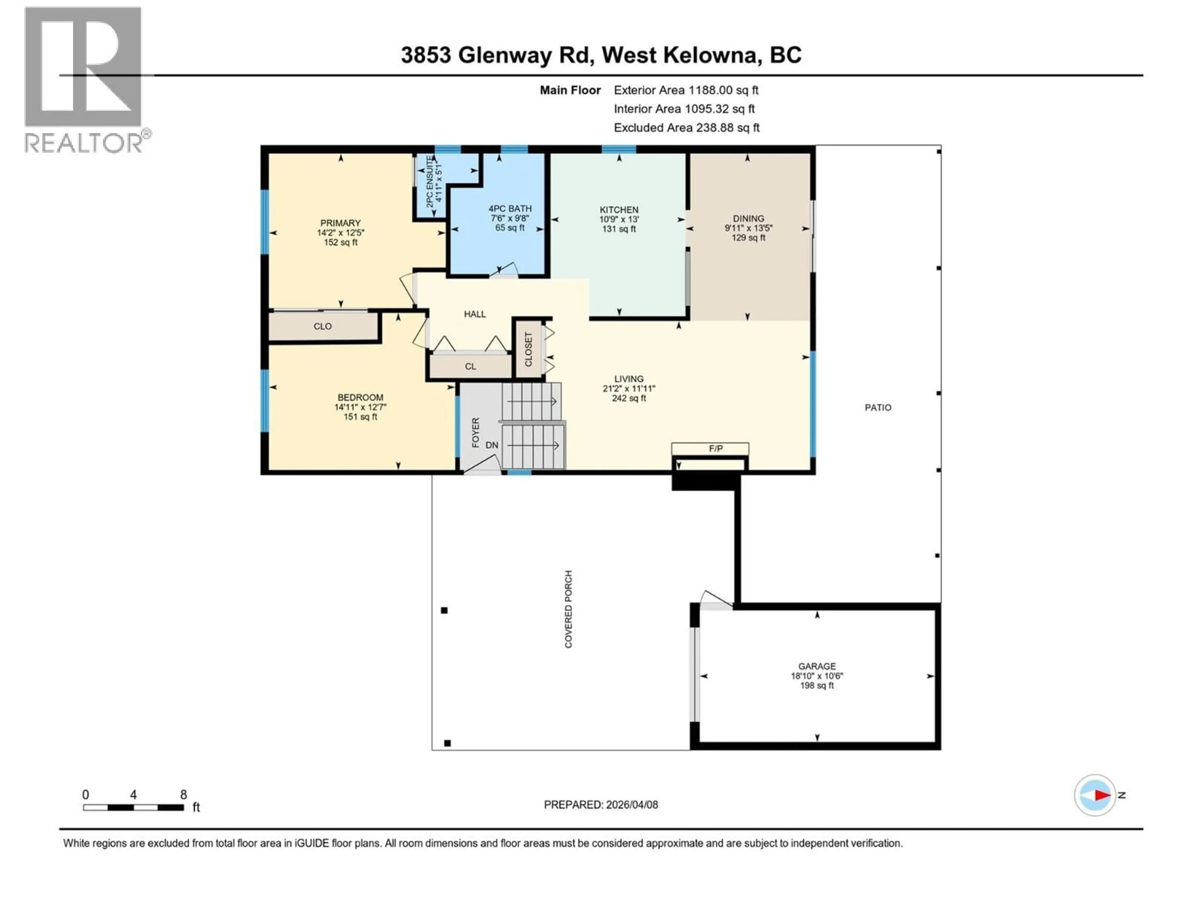 Floor plan for 3853 GLENWAY ROAD, West Kelowna British Columbia V4T1C9
