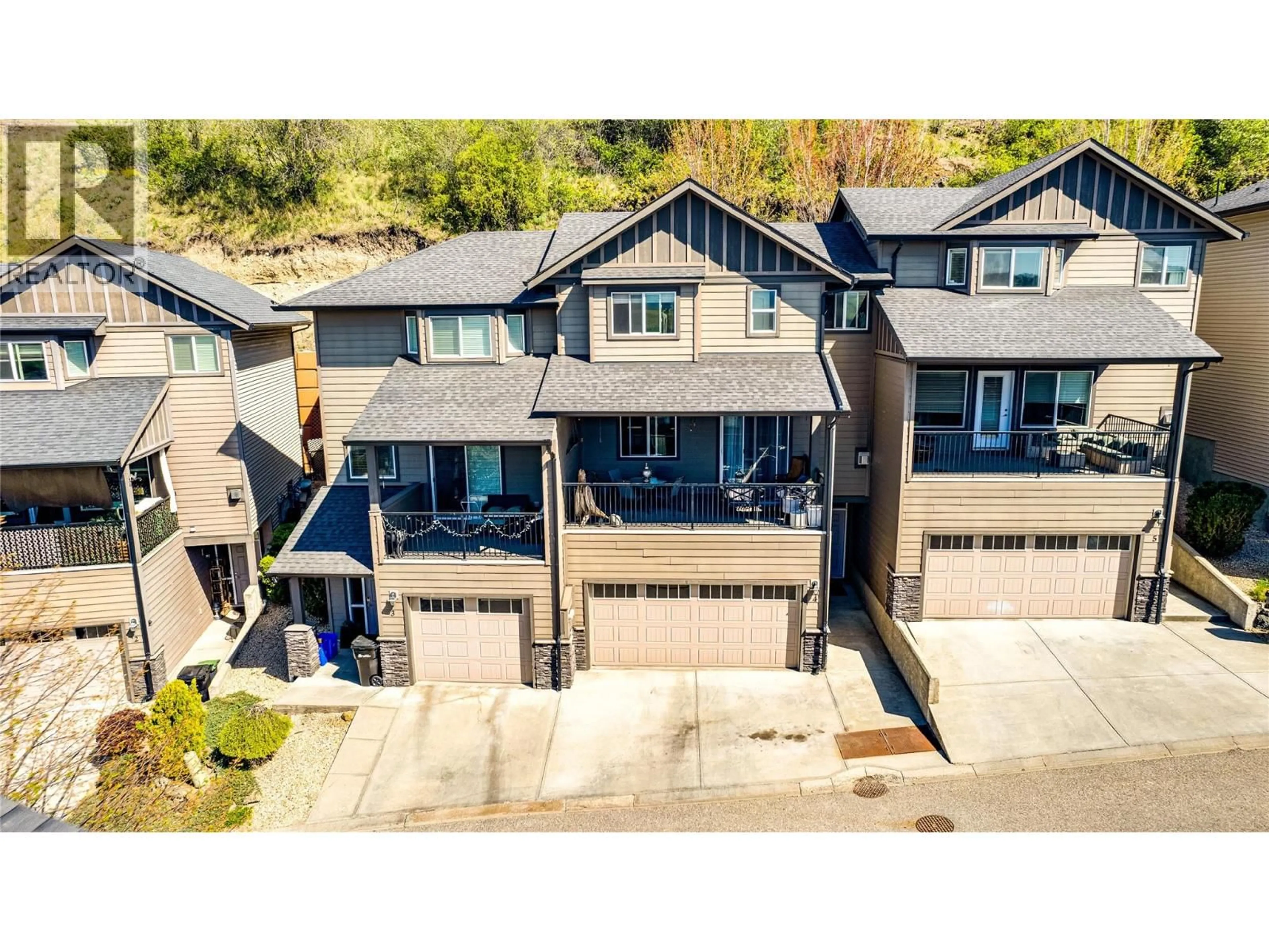 A pic from outside/outdoor area/front of a property/back of a property/a pic from drone, unknown for 4 - 995 MT. IDA DRIVE, Vernon British Columbia V1B4C3