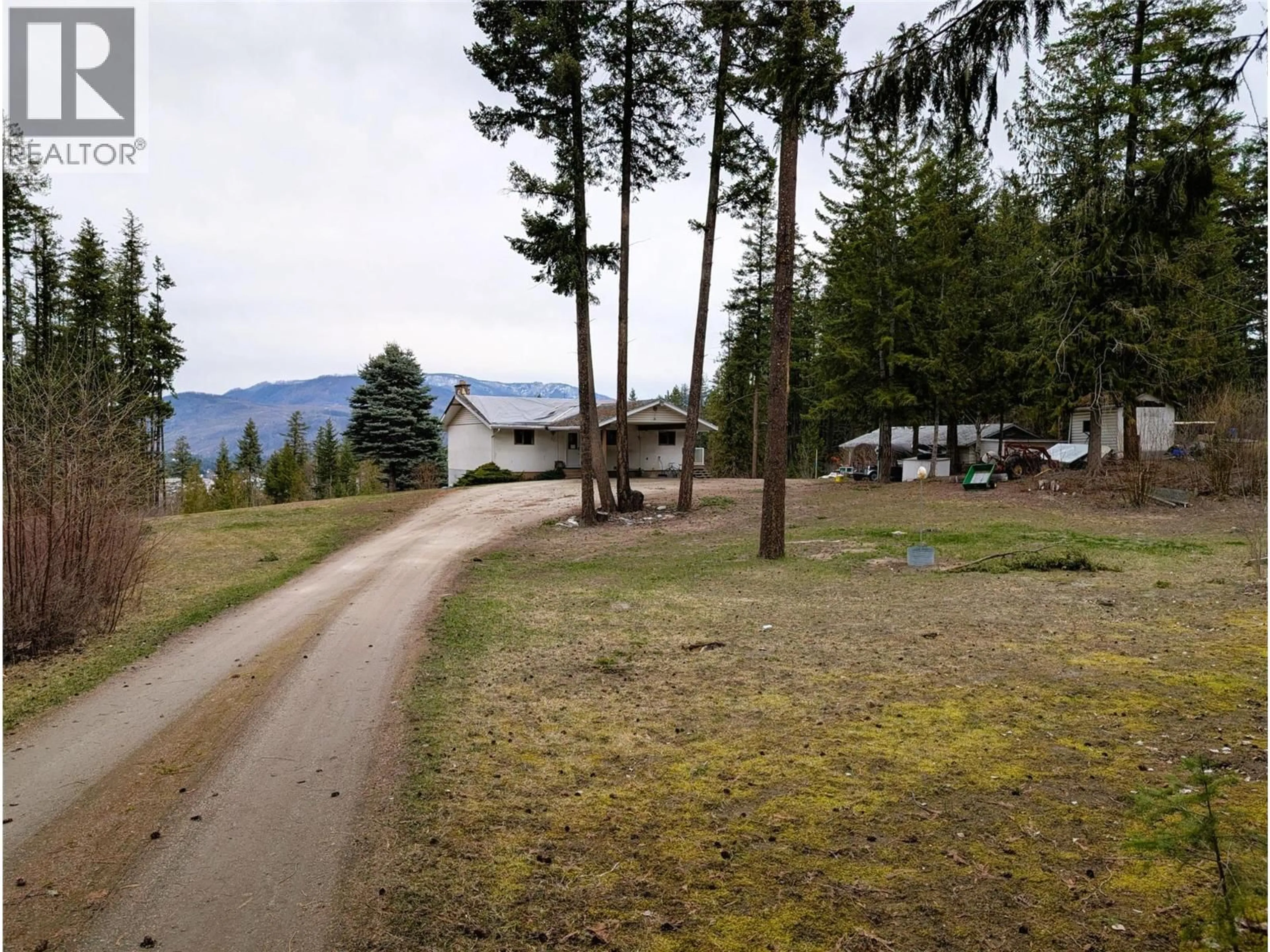 A pic from outside/outdoor area/front of a property/back of a property/a pic from drone, mountain view for 2694 MCKENZIE ROAD, Sorrento British Columbia V0E2W0