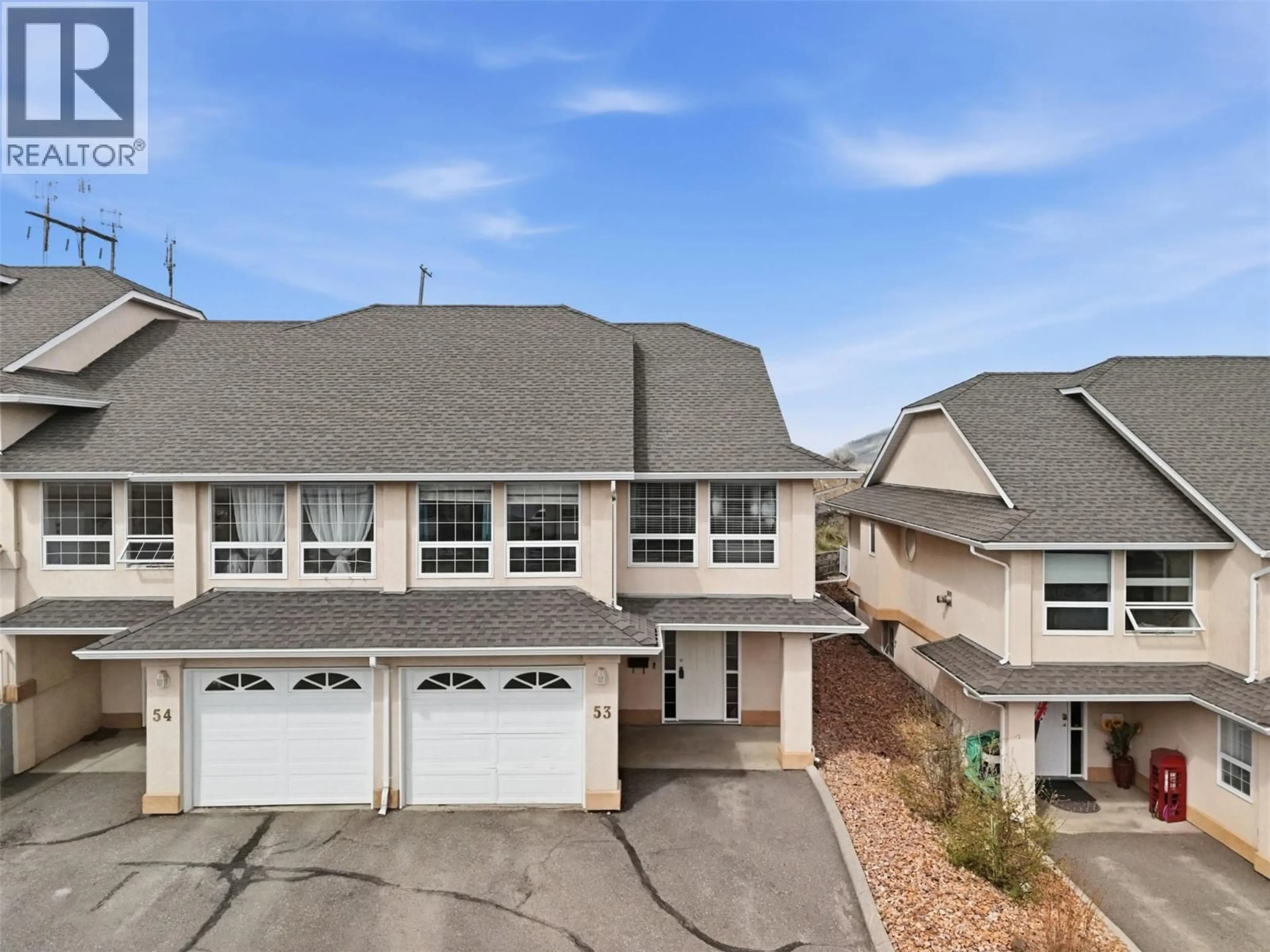 A pic from outside/outdoor area/front of a property/back of a property/a pic from drone, unknown for 53 - 1775 MCKINLEY COURT, Kamloops British Columbia V2E2P2