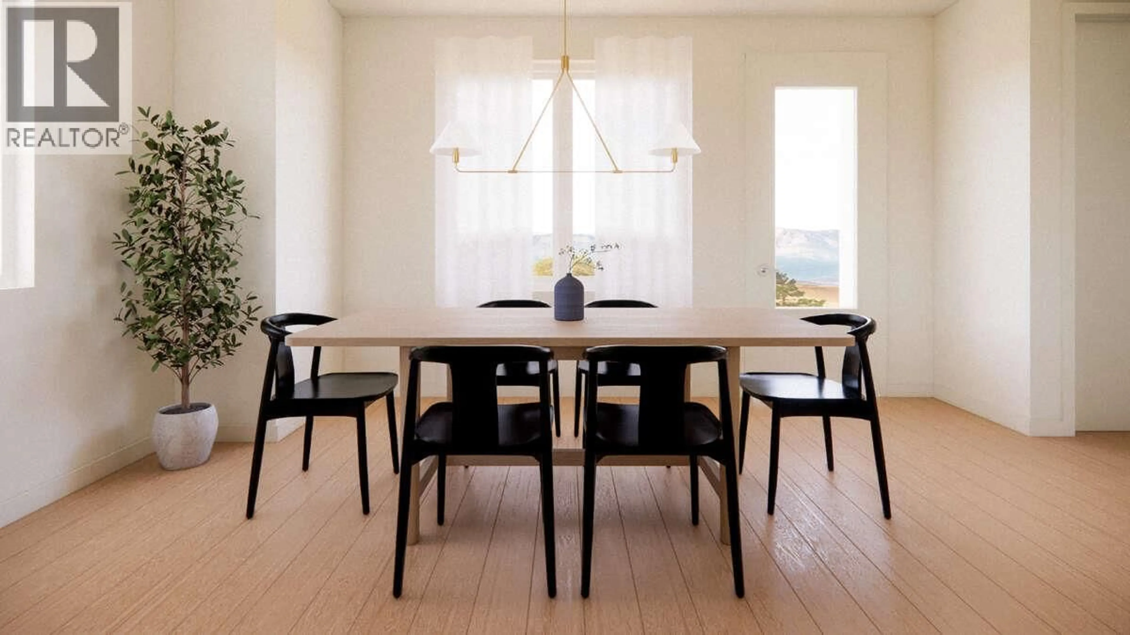 Dining room, wood/laminate floor for 1032 WILLIAMS GATE LANE, Revelstoke British Columbia V0E2S0
