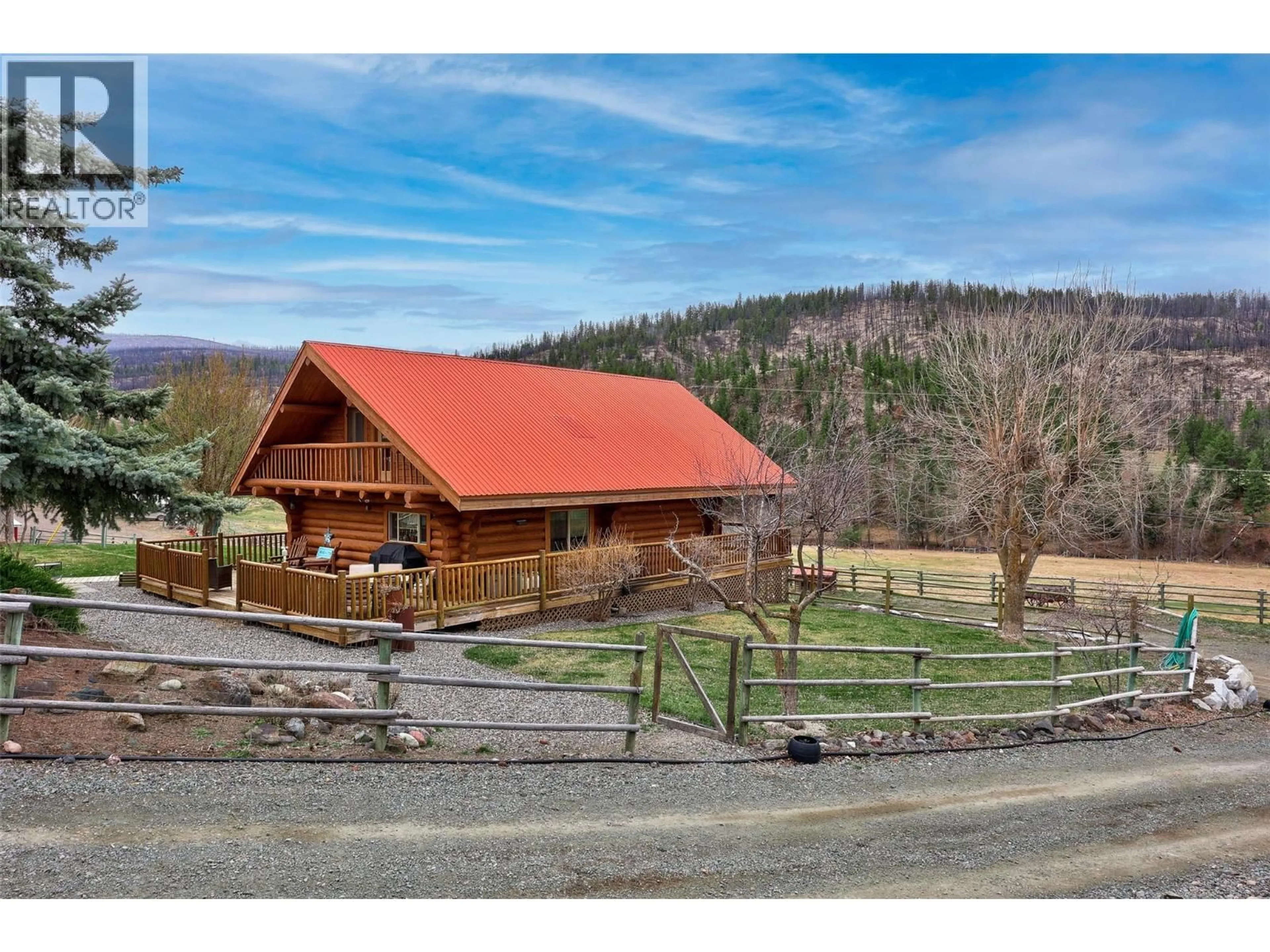 A pic from outside/outdoor area/front of a property/back of a property/a pic from drone, mountain view for 1190 TOMLIN ROAD, Cache Creek British Columbia V0K1H1