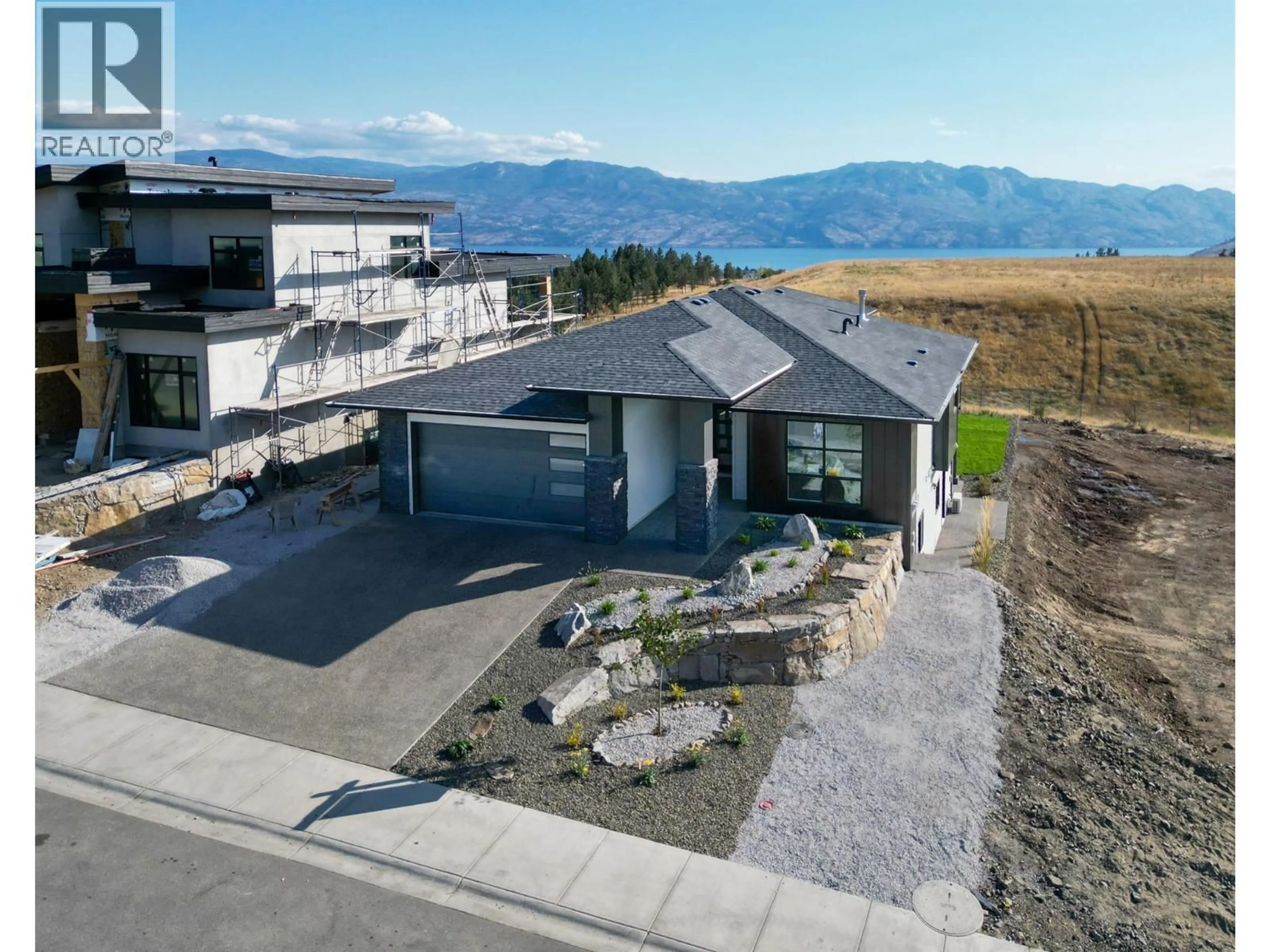 A pic from outside/outdoor area/front of a property/back of a property/a pic from drone, unknown for 2531 PINNACLE RIDGE DRIVE, West Kelowna British Columbia V4T0G4