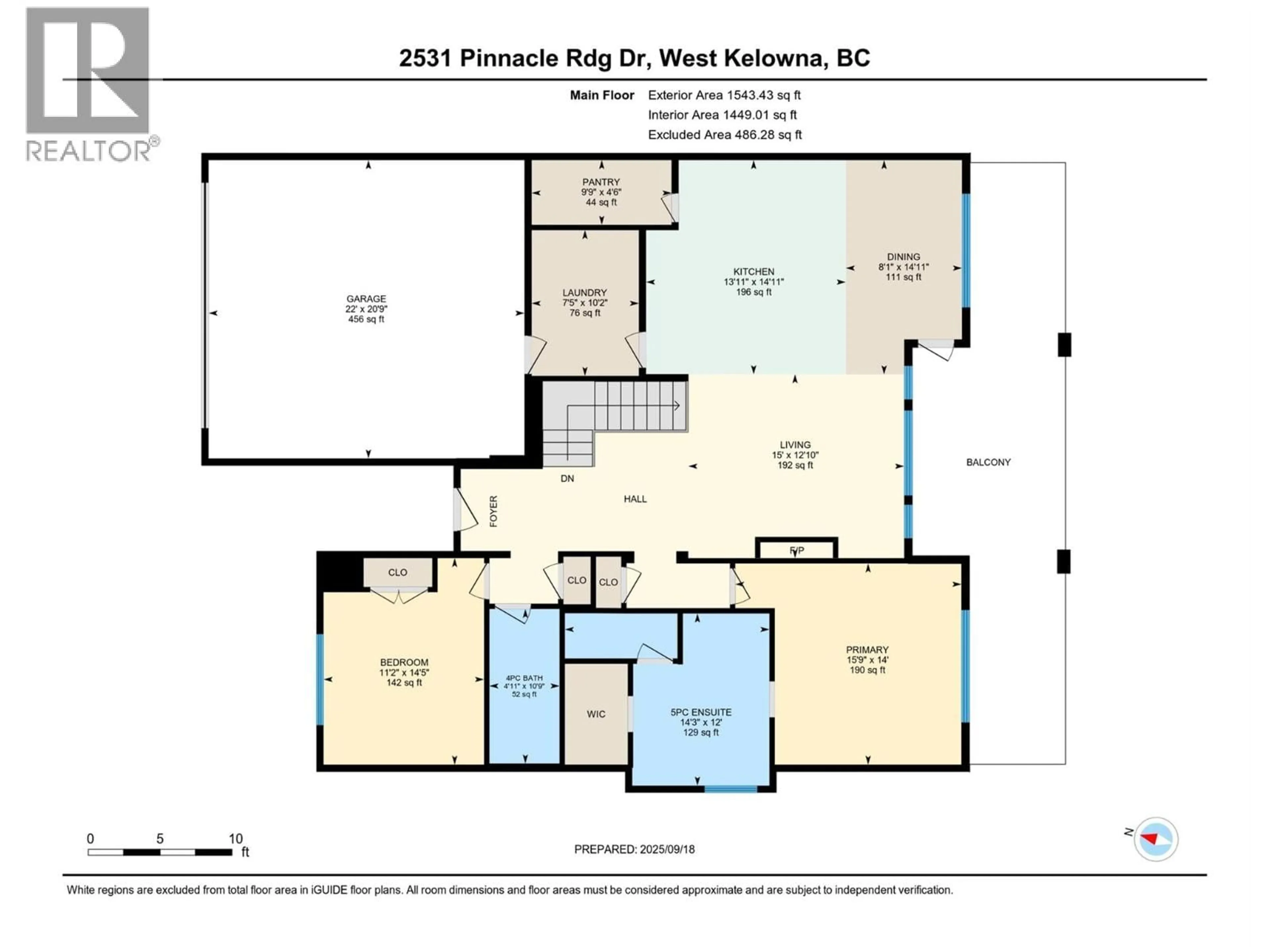 Floor plan for 2531 PINNACLE RIDGE DRIVE, West Kelowna British Columbia V4T0G4
