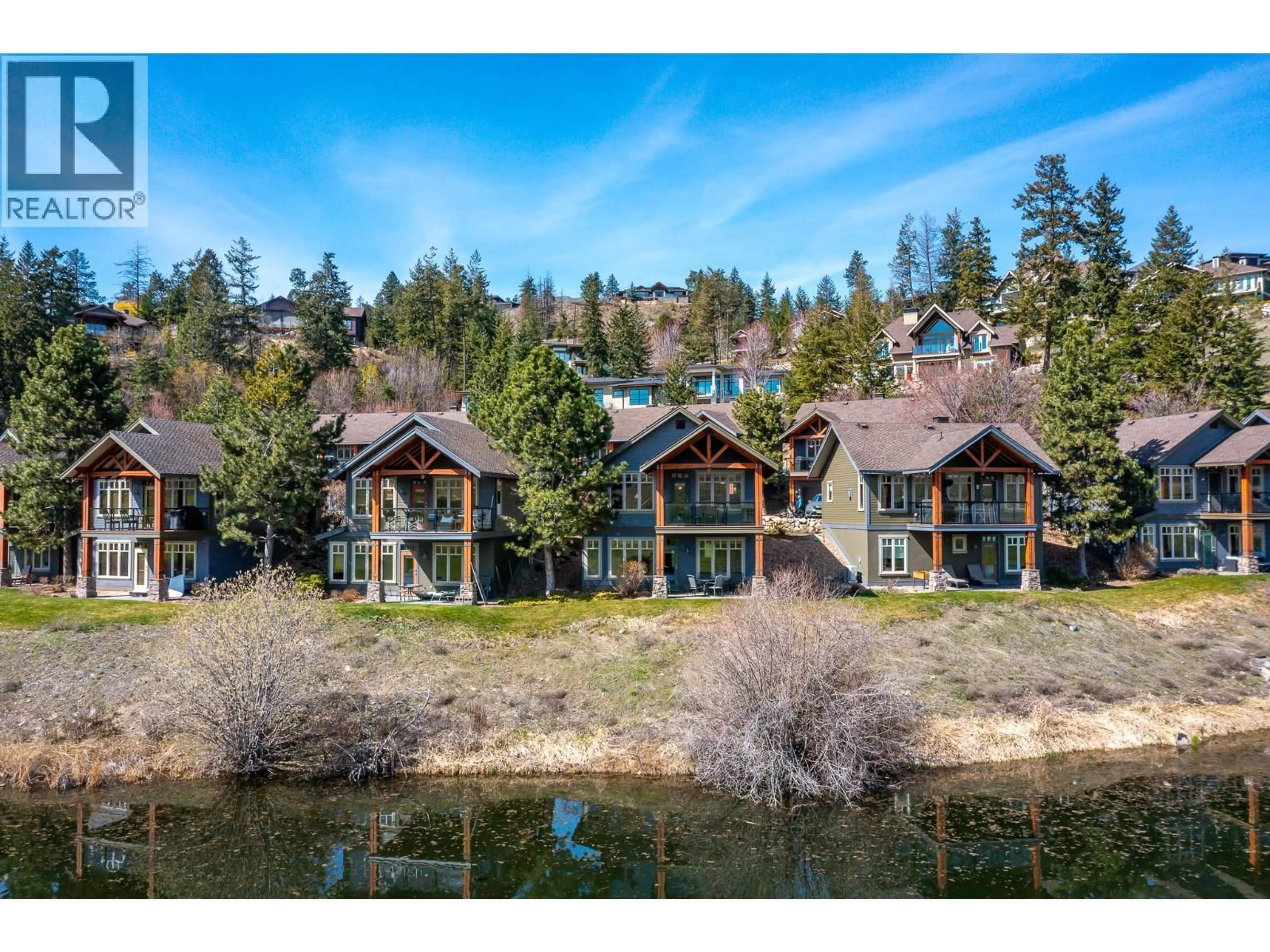 A pic from outside/outdoor area/front of a property/back of a property/a pic from drone, water/lake/river/ocean view for 11 - 272 CHICOPEE ROAD, Vernon British Columbia V1H1V7