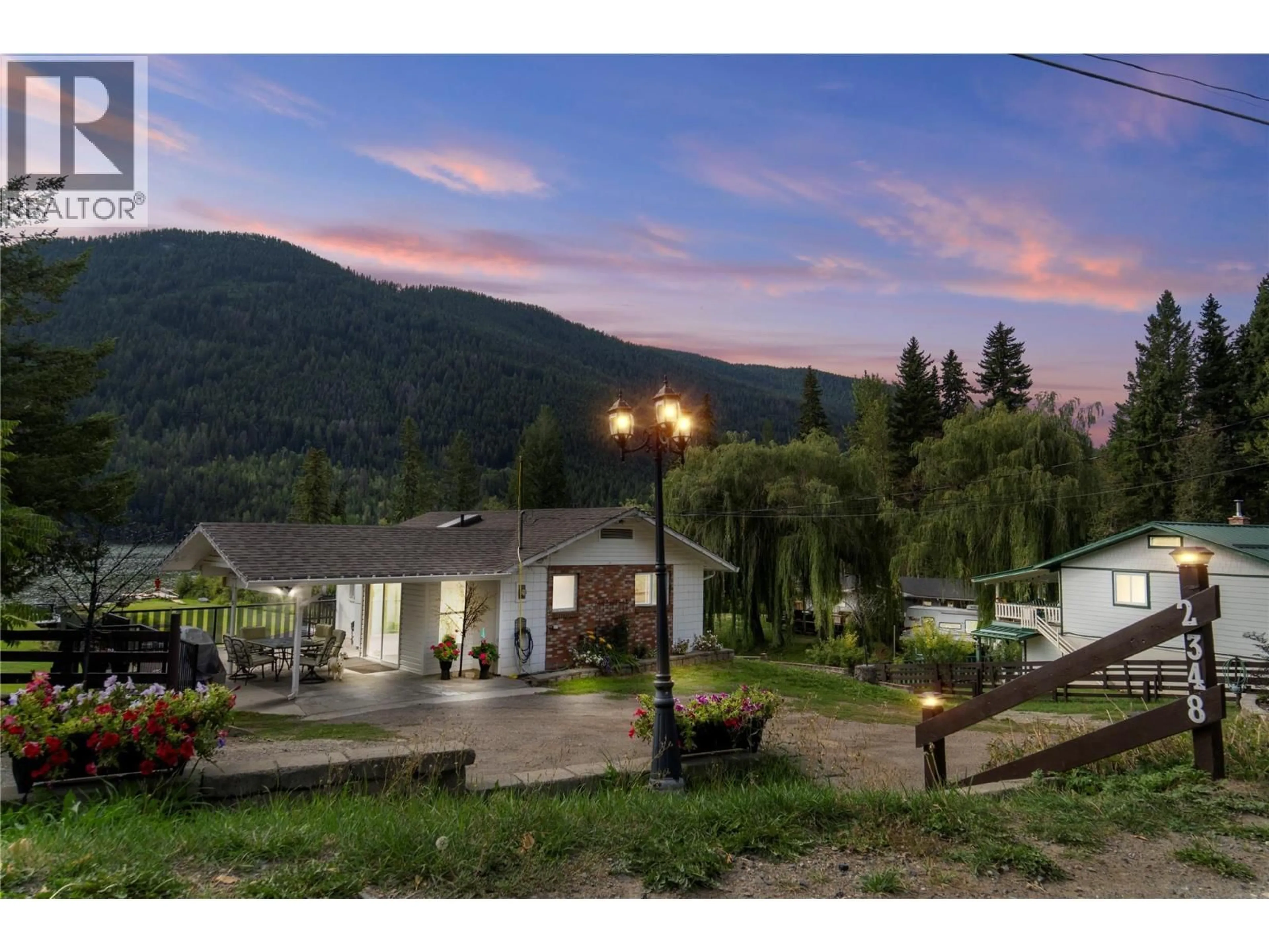 A pic from outside/outdoor area/front of a property/back of a property/a pic from drone, mountain view for 2348 OJIBWAY ROAD, Kamloops British Columbia V2H1P1