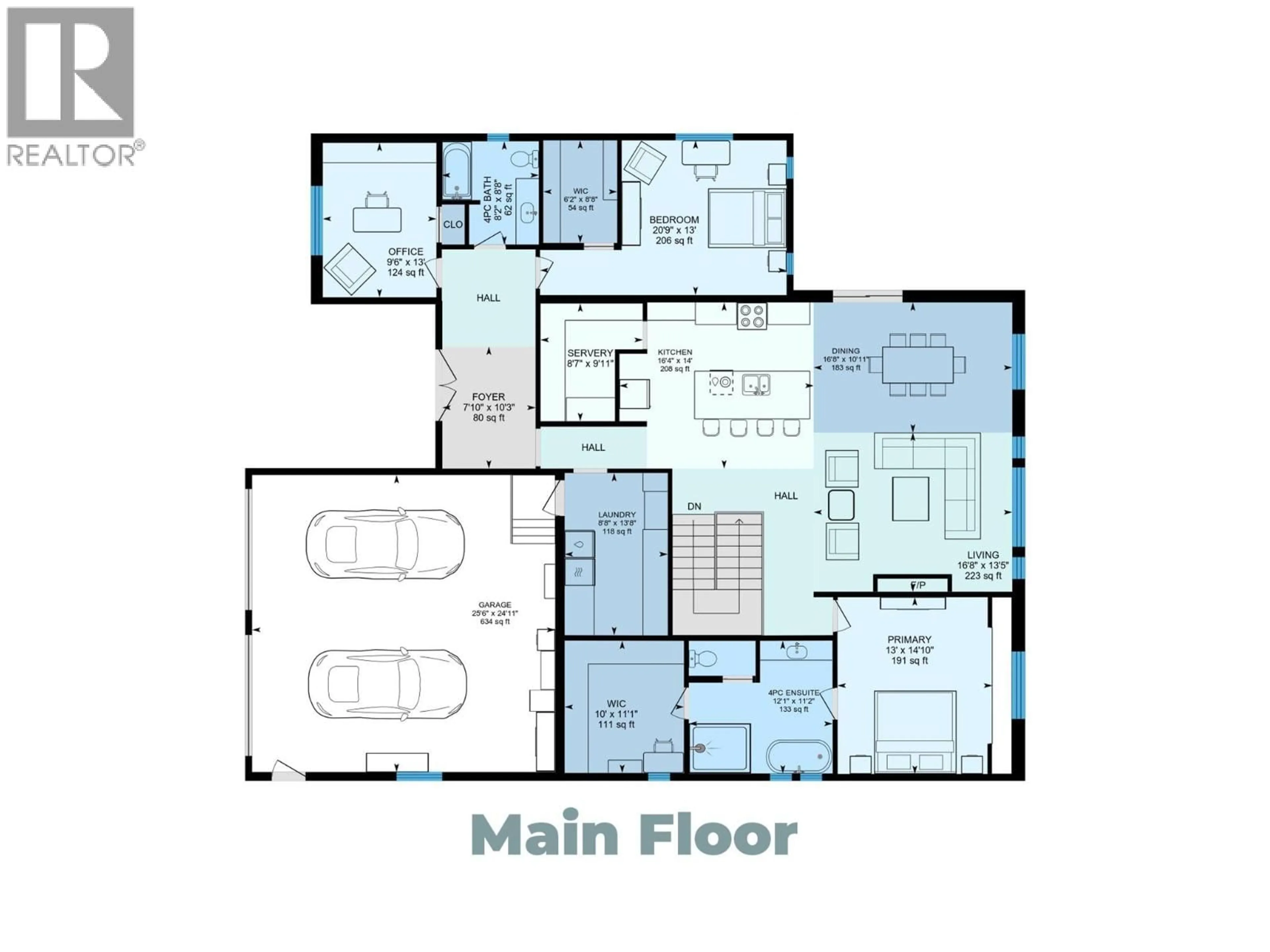 Floor plan for 1925 35 STREET, Salmon Arm British Columbia V1E1M9