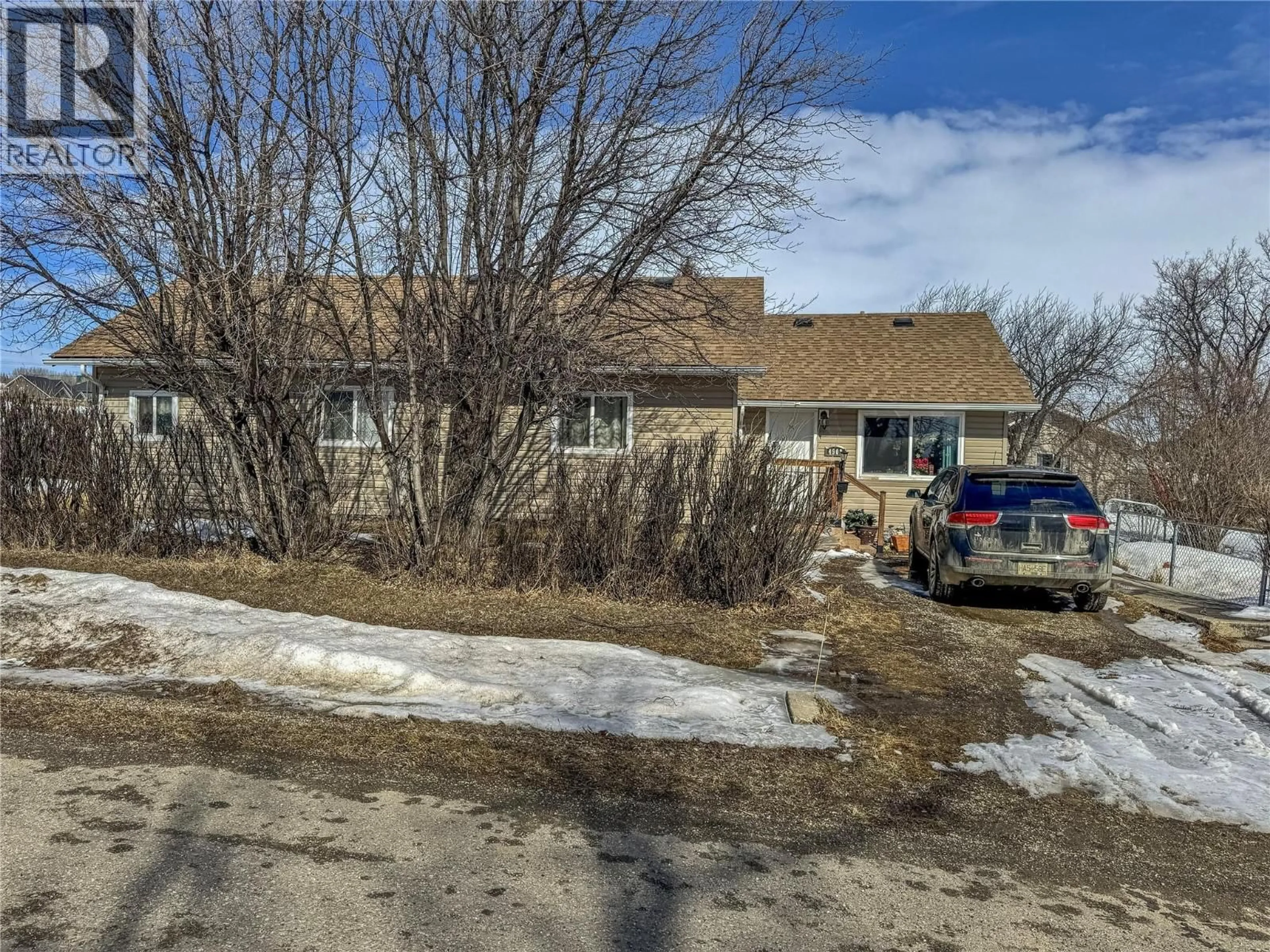 A pic from outside/outdoor area/front of a property/back of a property/a pic from drone, street for 4900 50 AVENUE, Pouce Coupe British Columbia V0C2C0