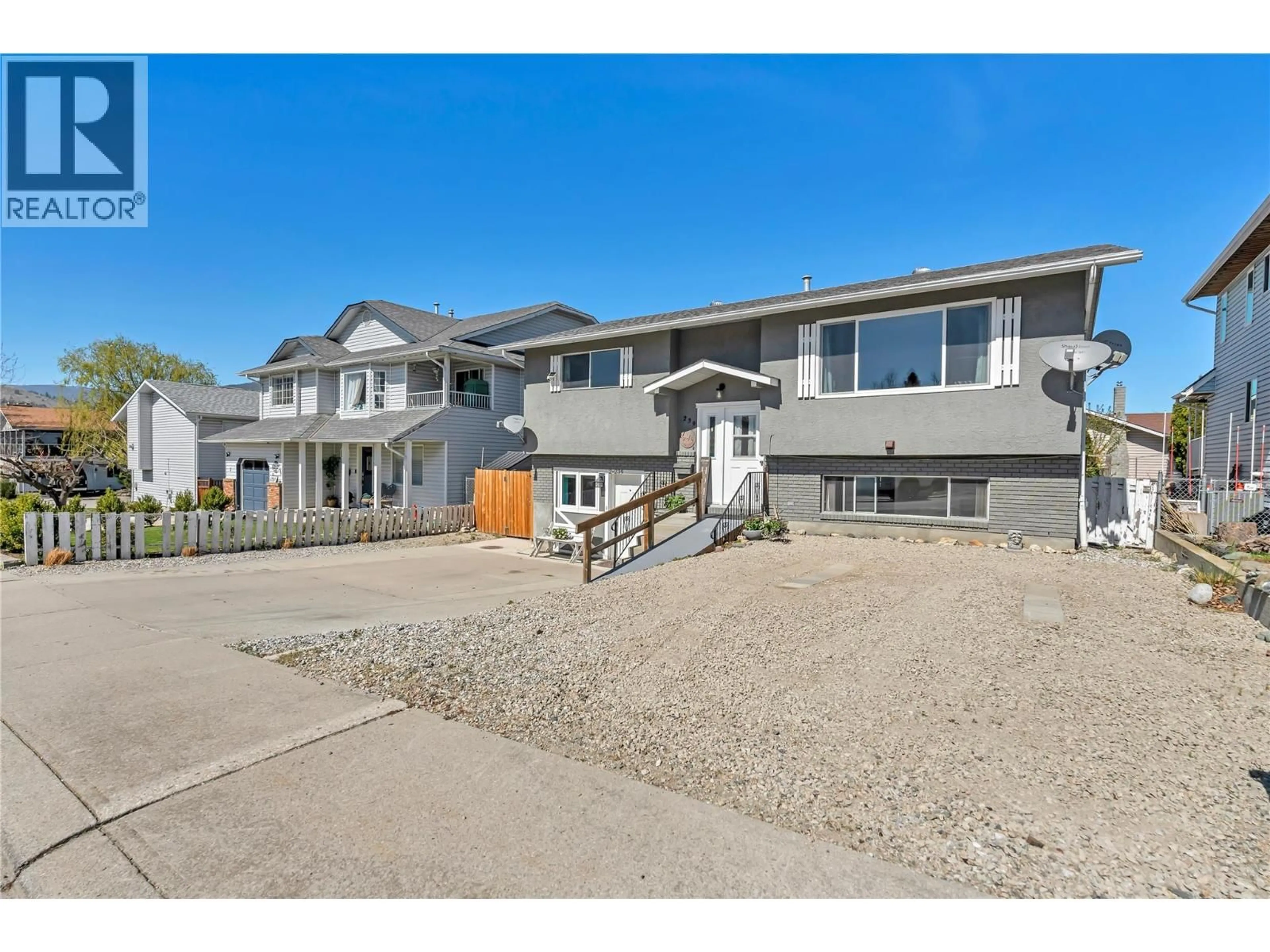 A pic from outside/outdoor area/front of a property/back of a property/a pic from drone, street for 239 ROY AVENUE, Penticton British Columbia V2A8E5
