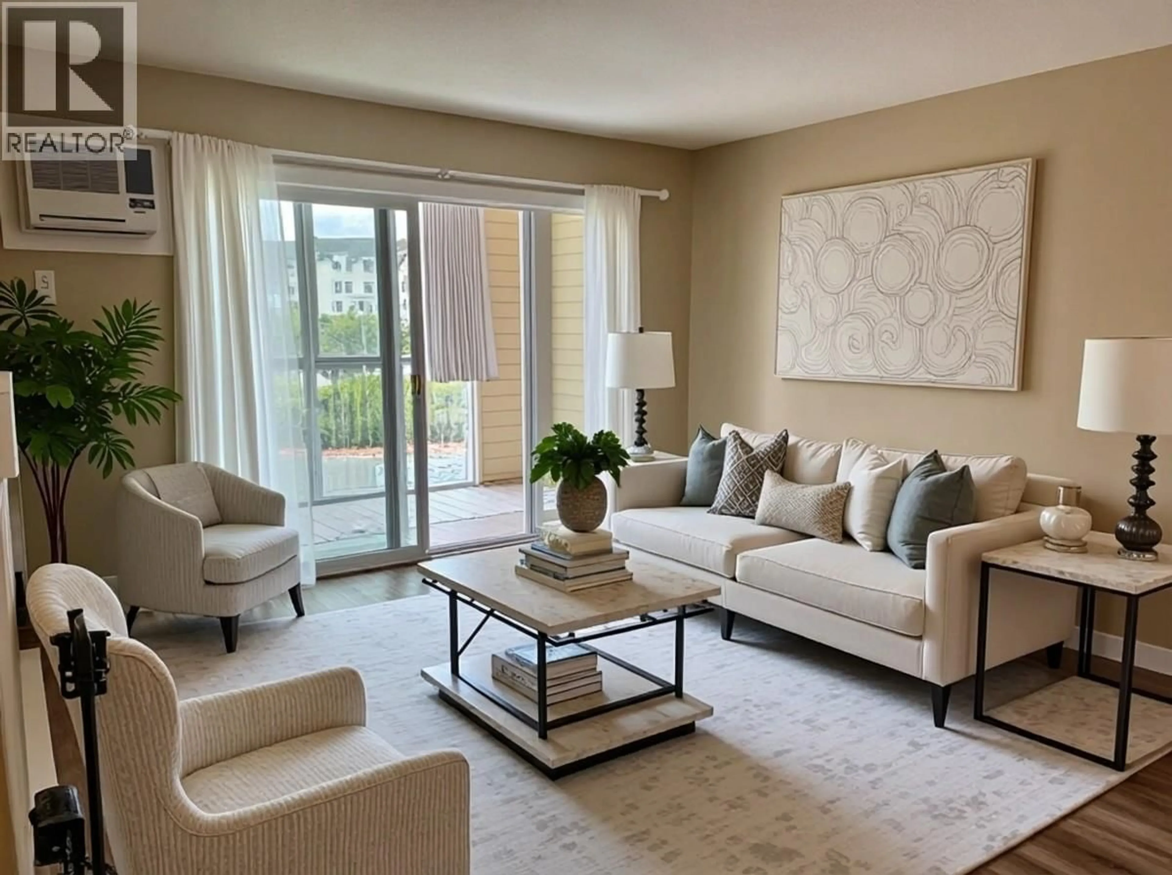 Living room with furniture, unknown for 203 - 769 KLO ROAD, Kelowna British Columbia V1Y9L9