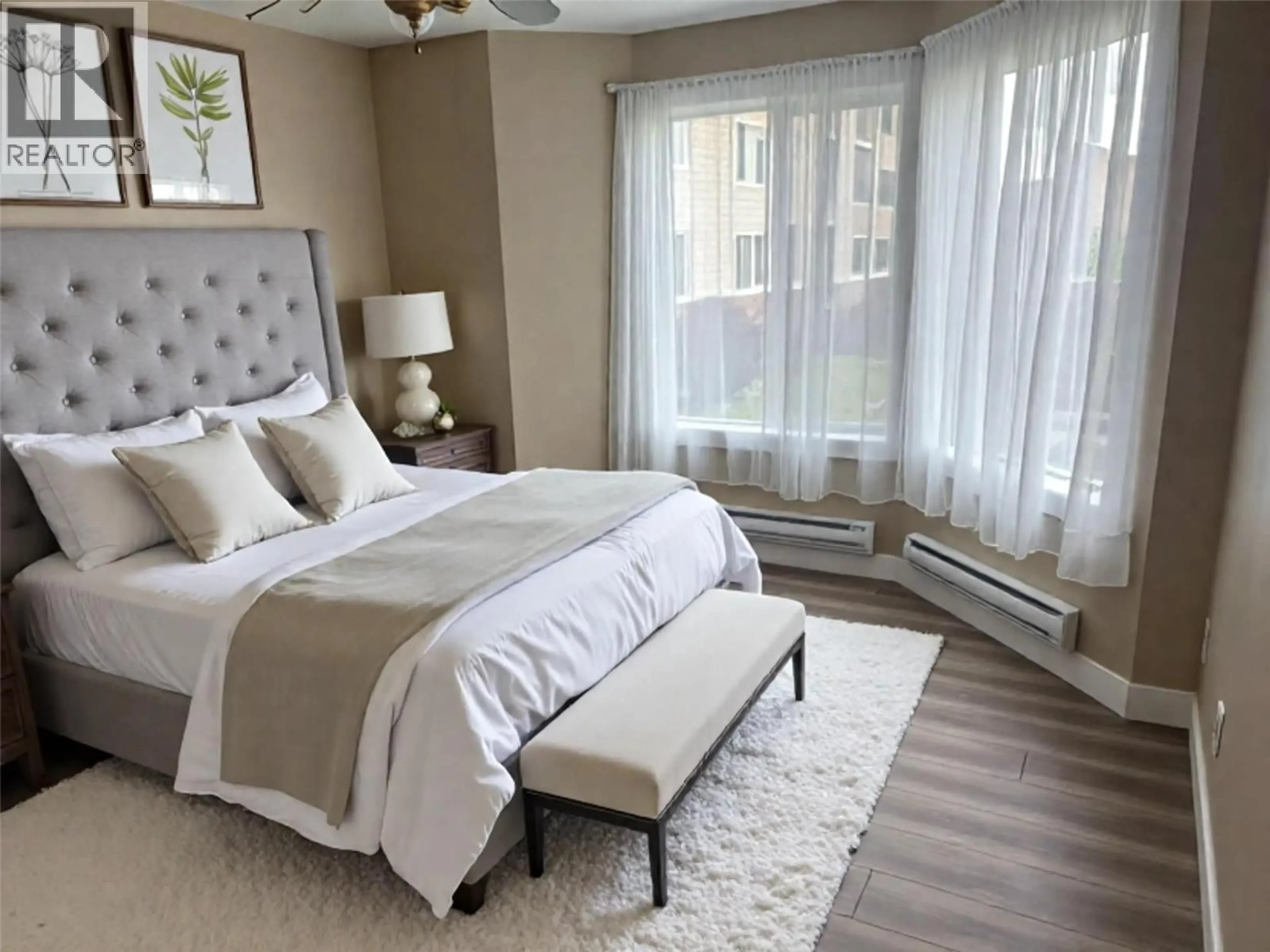 Bedroom with bed, unknown for 203 - 769 KLO ROAD, Kelowna British Columbia V1Y9L9