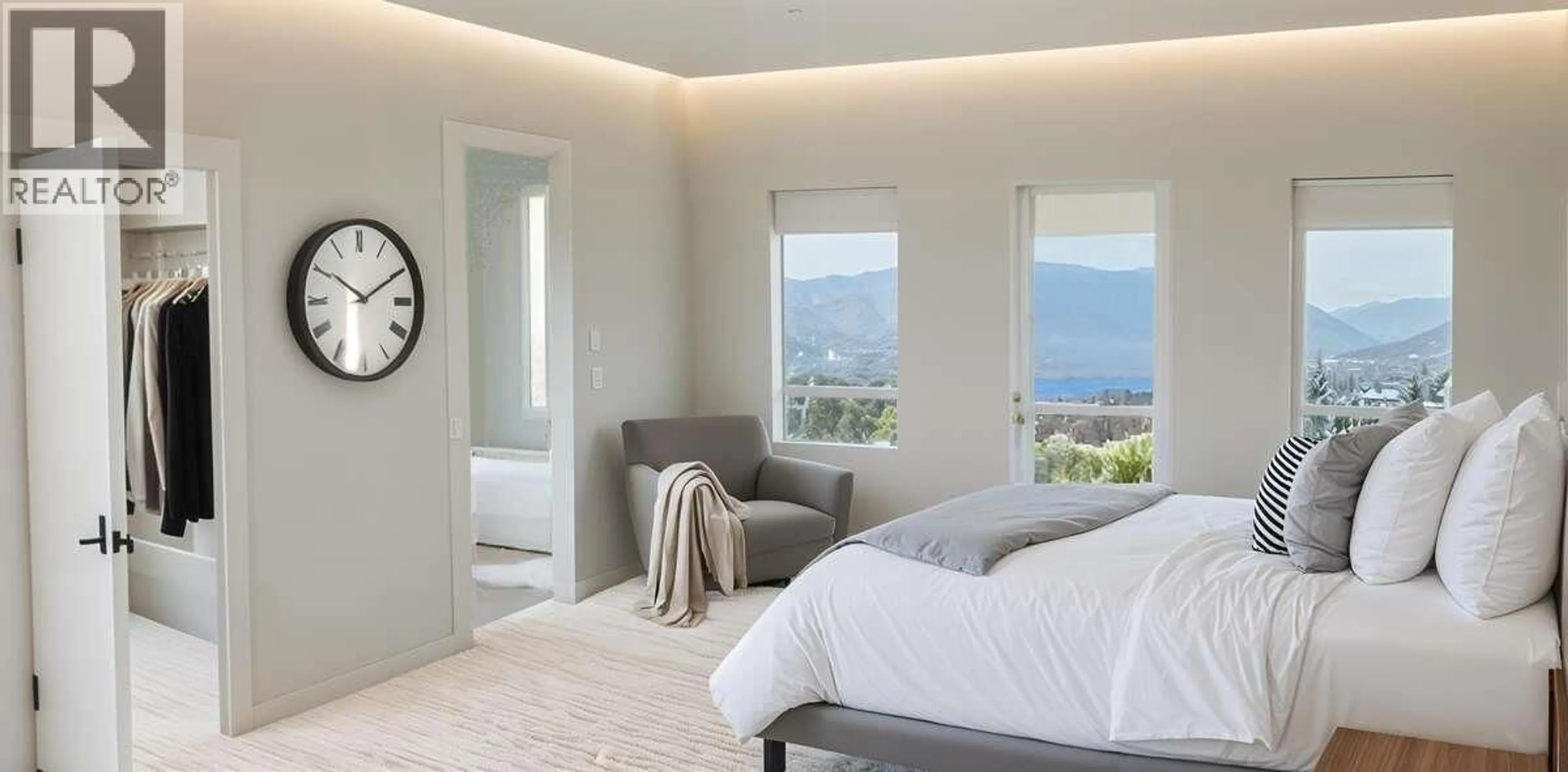 Bedroom with bed, unknown for 3 - 1050 MT REVELSTOKE PLACE, Vernon British Columbia V1B3Z9